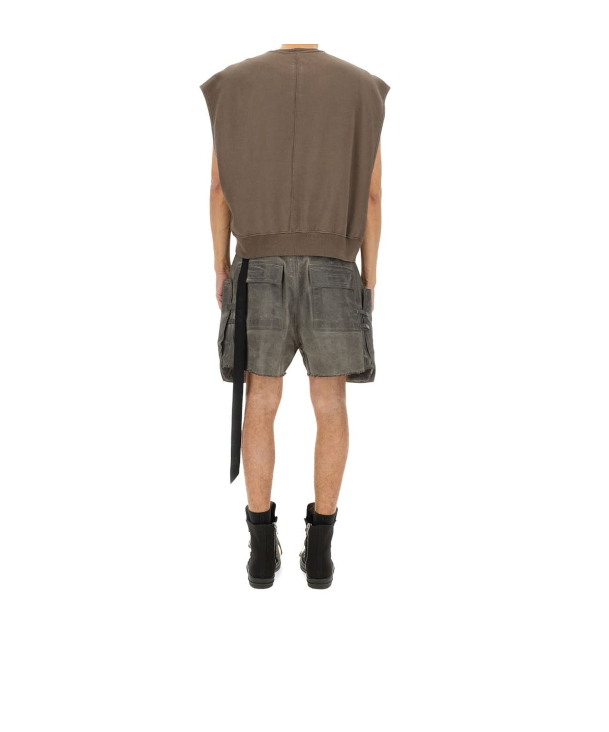 Rick Owens Drkshdw Drkshdw By Rick Owens Cotton Sweatshirt In Green