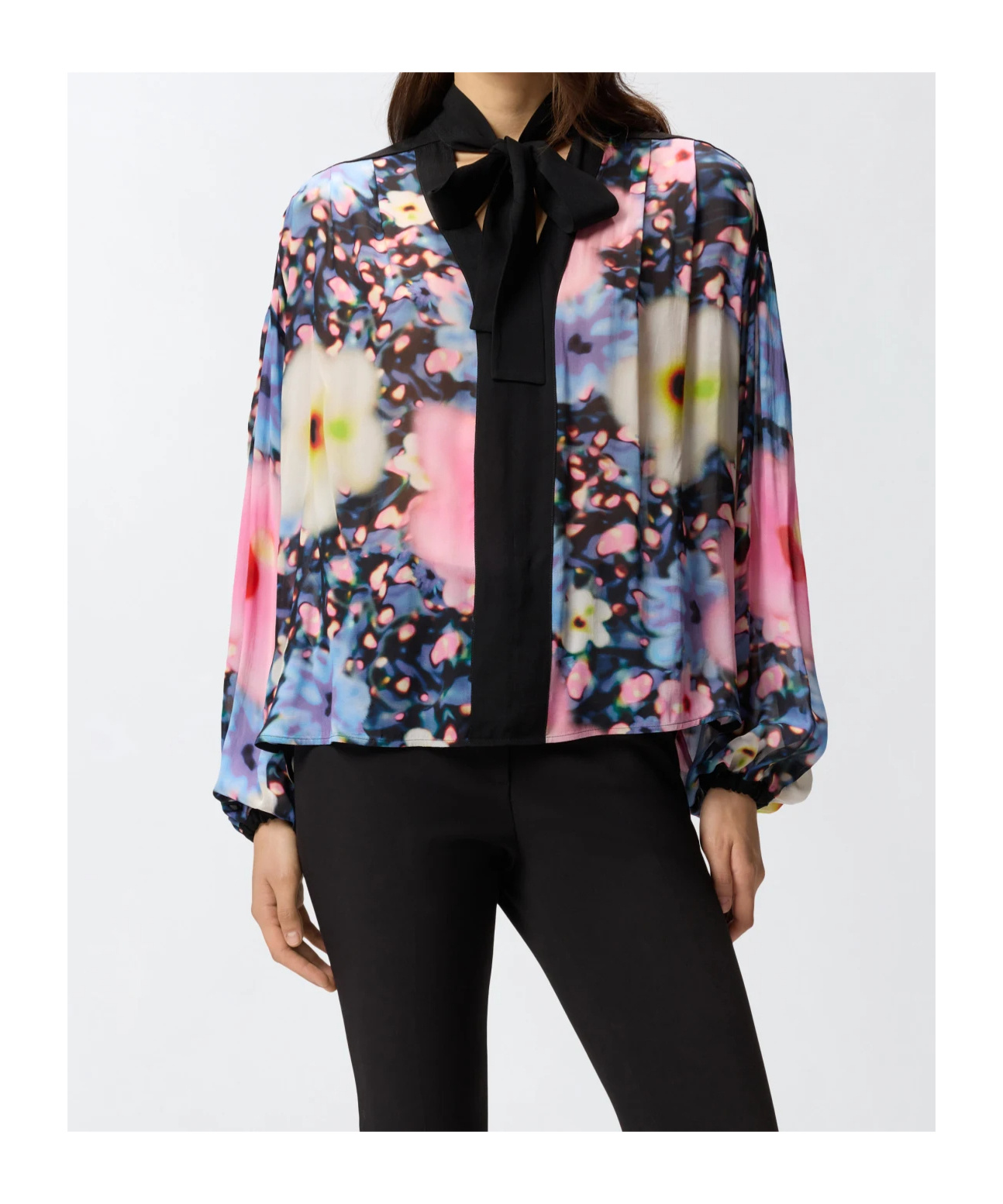 Pinko Floral Georgette Blouse In Multi