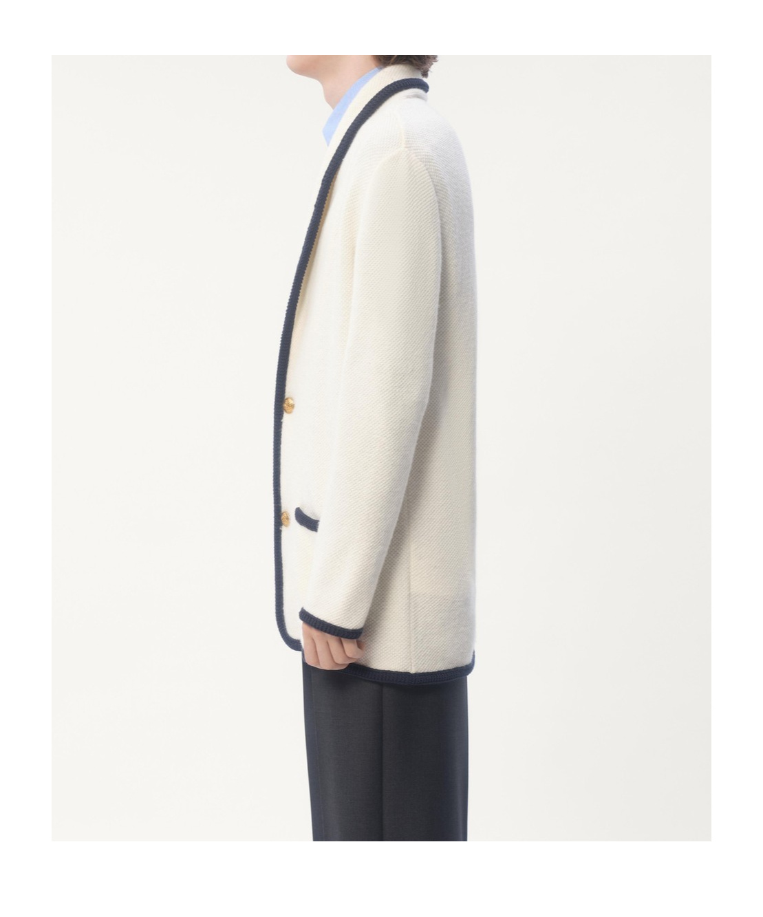 Valentino Men's Cotton And Wool Jacket In White