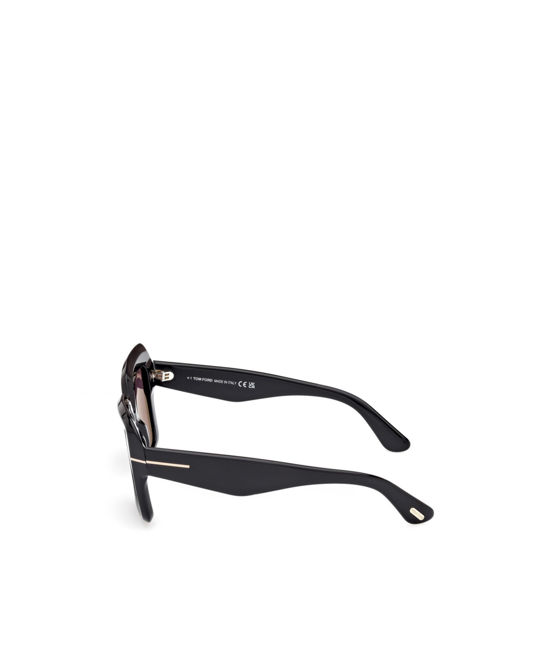 Tom Ford Eyewear Esme Oversized Frame Sunglasses In Gray
