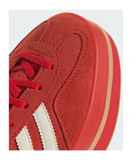 Shop Adidas Originals Gazelle Stack Sneakers In Red