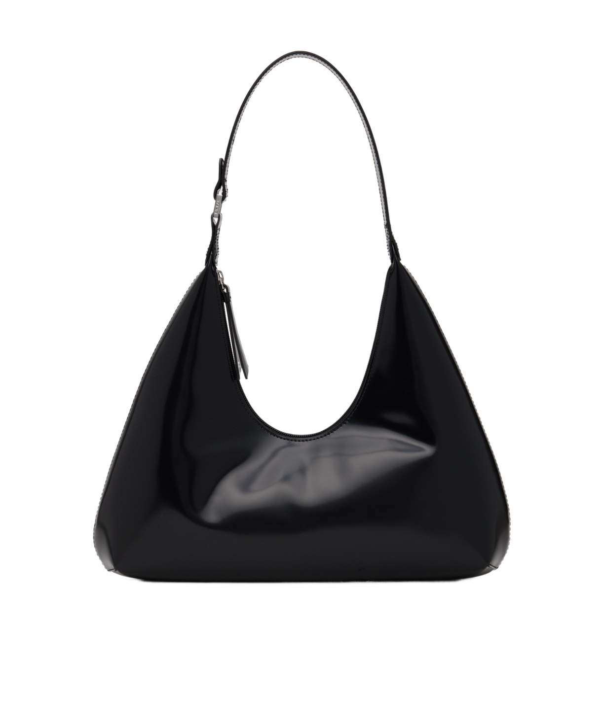 By Far Amber Zippered Underarm Bag In Black