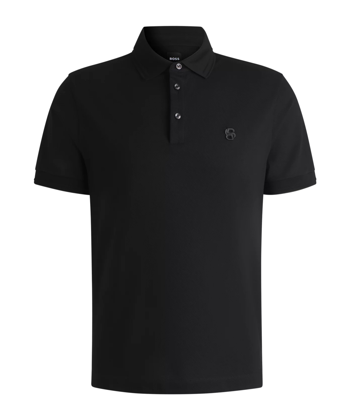 Hugo Boss Boss Parris 01 Polo T Shirt Black In Black