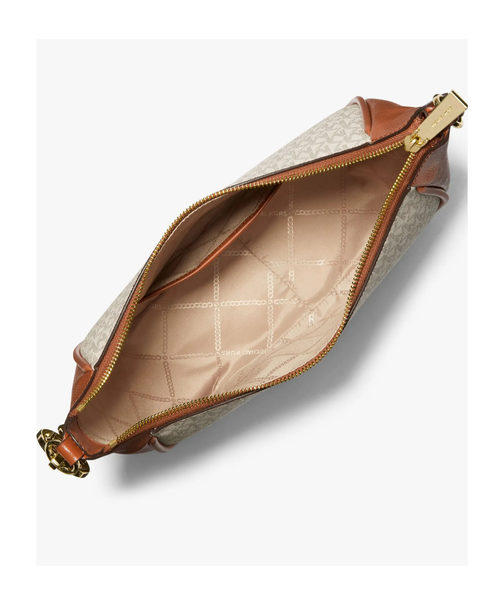 Michael Michael Kors Cheryl Medium Presbyopic Messenger Bag In Nude