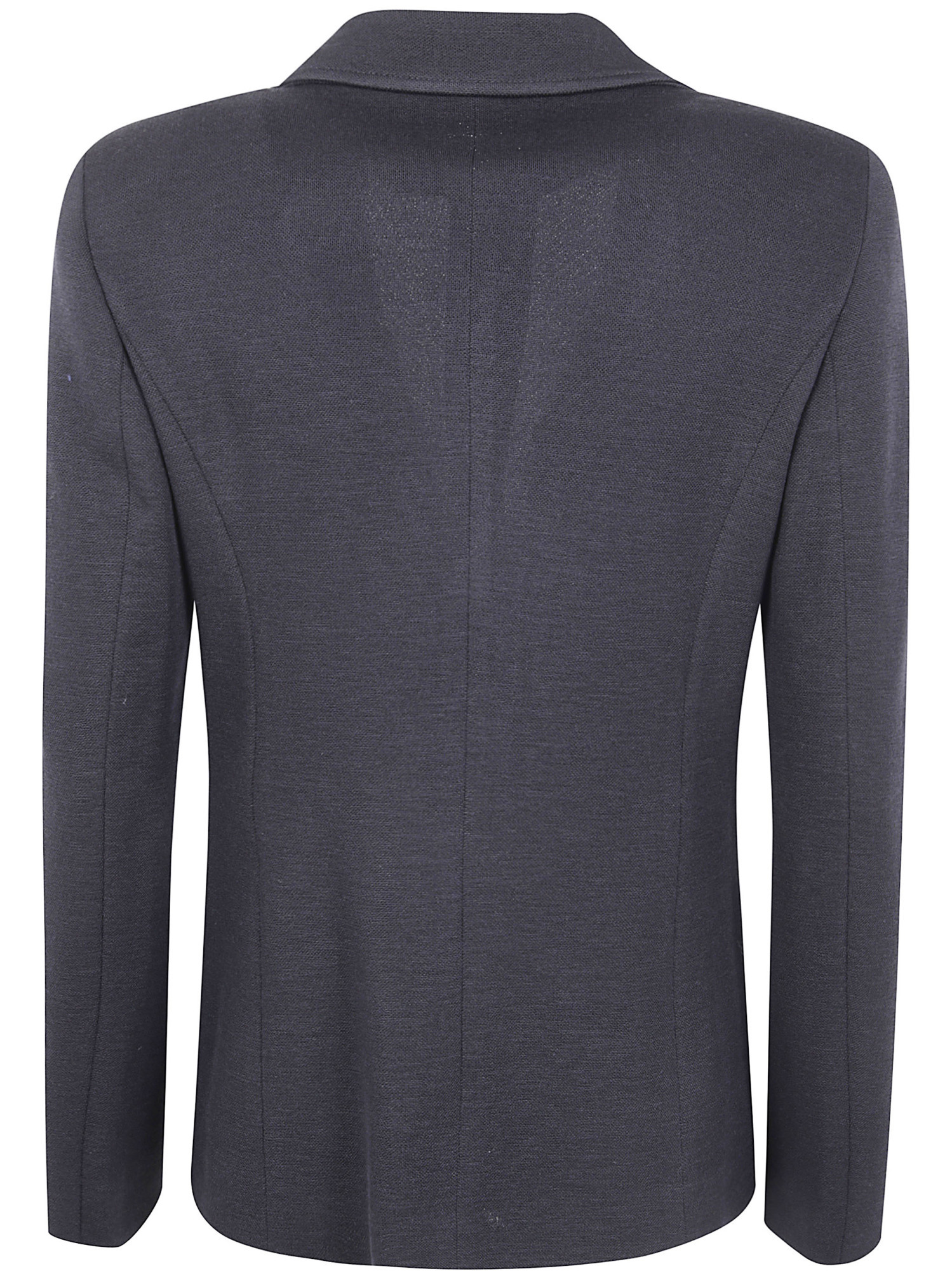 Seventy Jacket With 1 Button Blue Polyamide Woman In Black