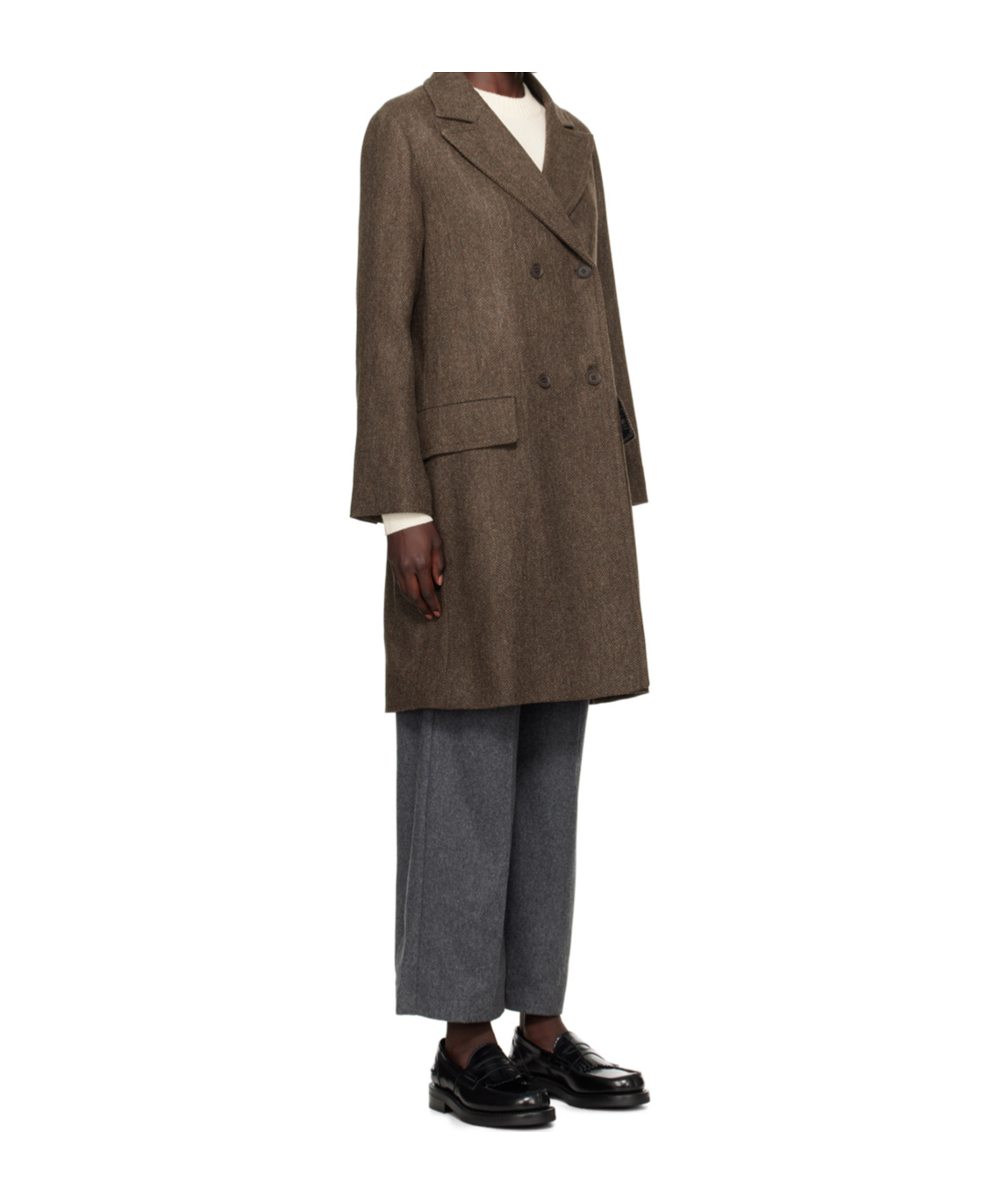 Apc Ginny Coat In Brown