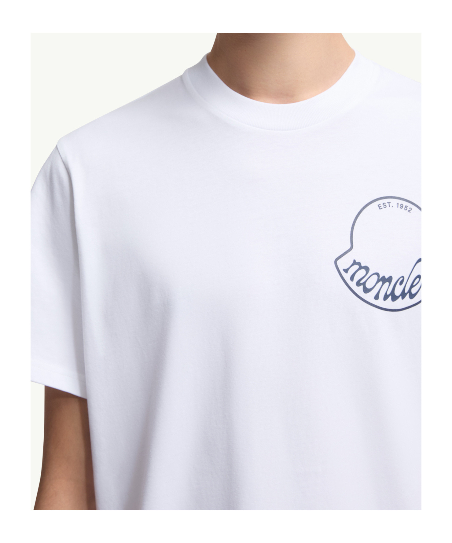 Moncler Round Neck Short Sleeve T-shirt