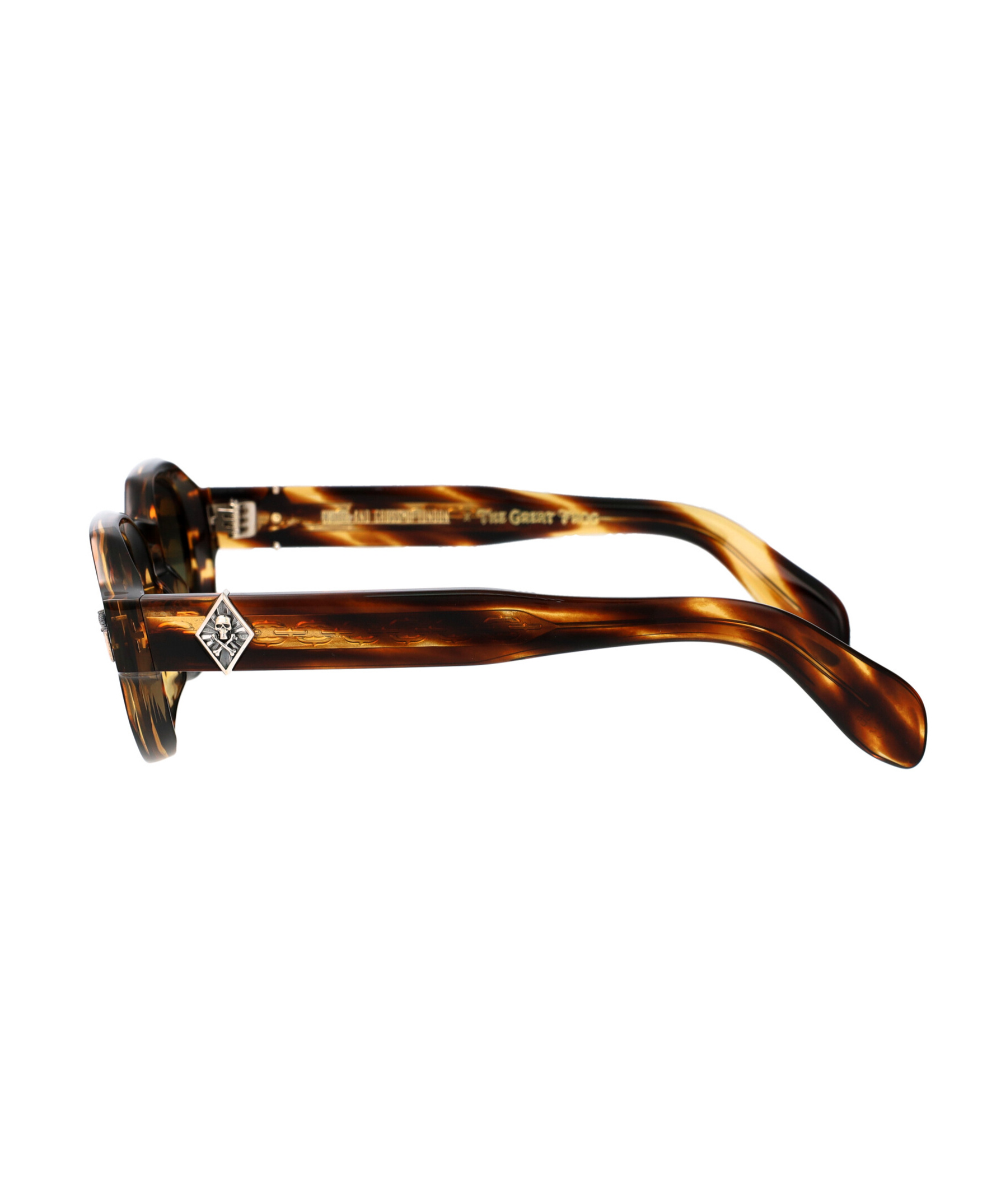 Cutler Gross The Great Frog Round-frame Sunglasses In Black