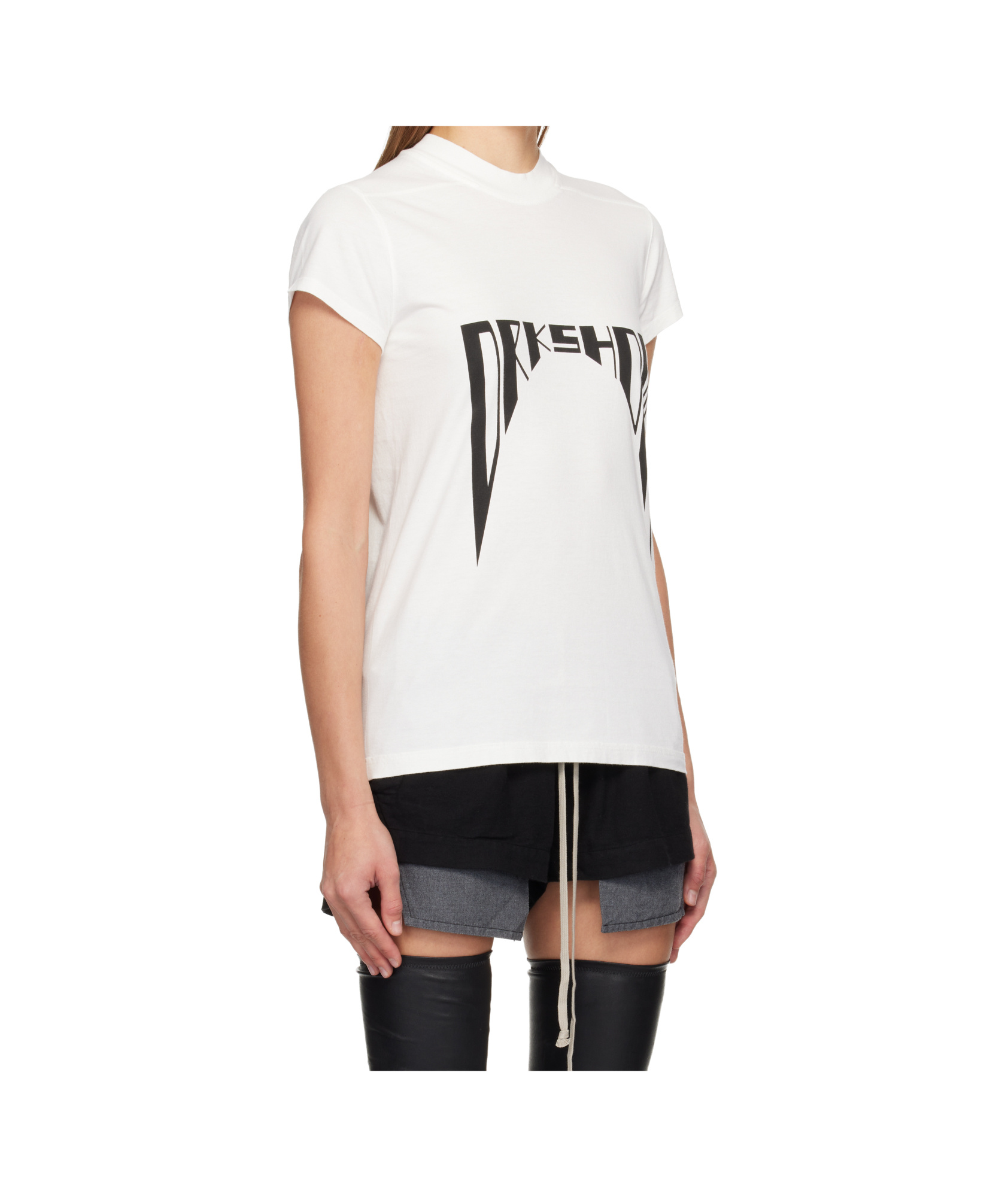 Rick Owens Drkshdw Concordians Small Level T-shirt In White