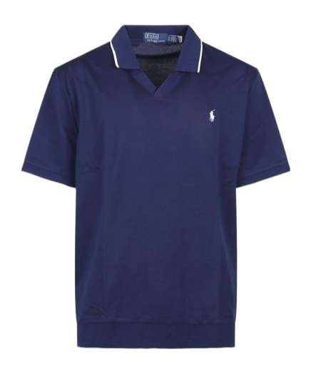 Polo Ralph Lauren Wimbledon Classic Fit Stretch Polo Shirt In Navy