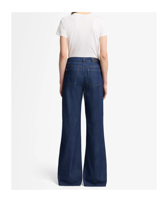 Shop 7 For All Mankind High-waisted Wide-leg Jeans