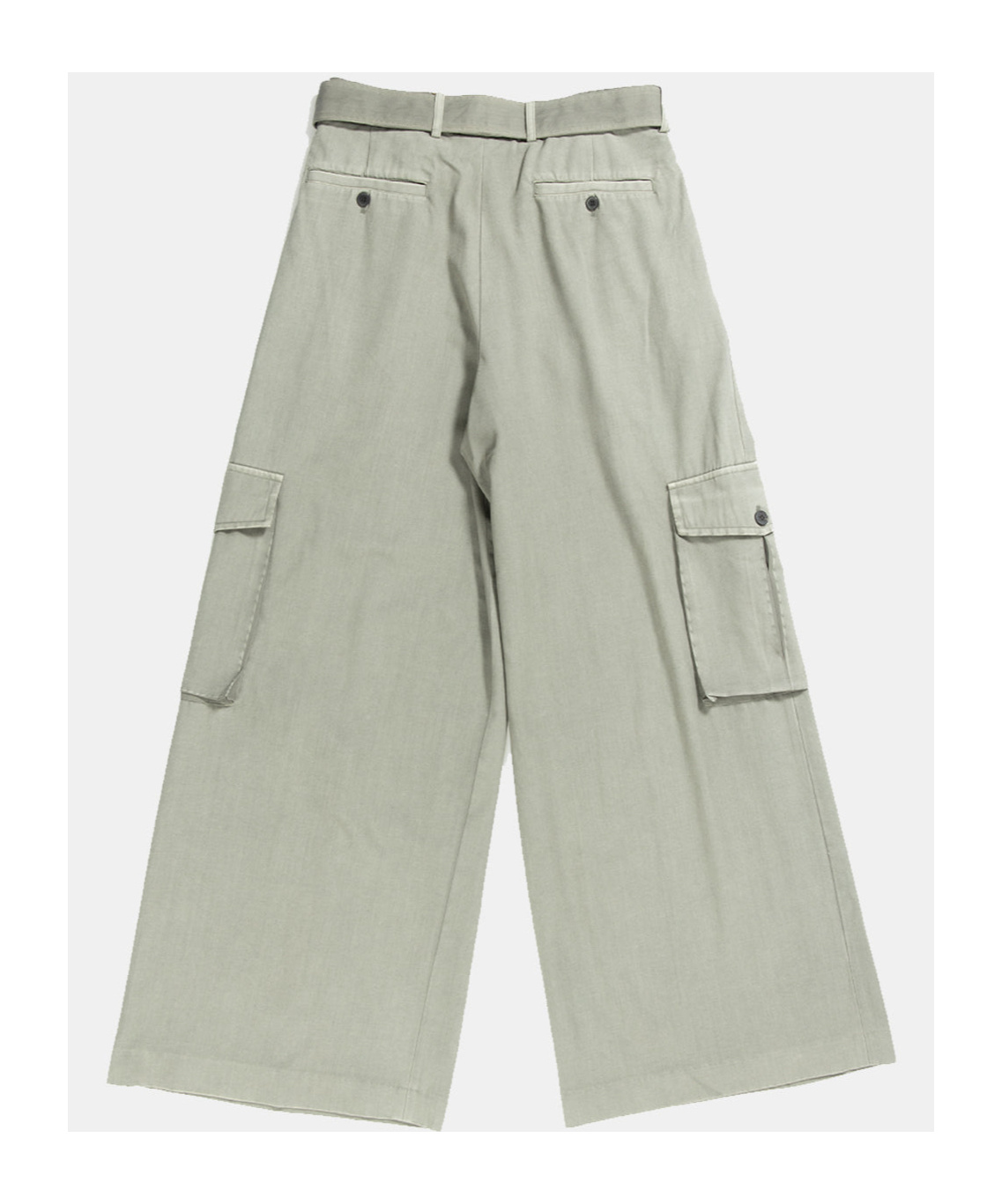 Dries Van Noten Loose Waist And Wide-leg Casual Pants In Gray