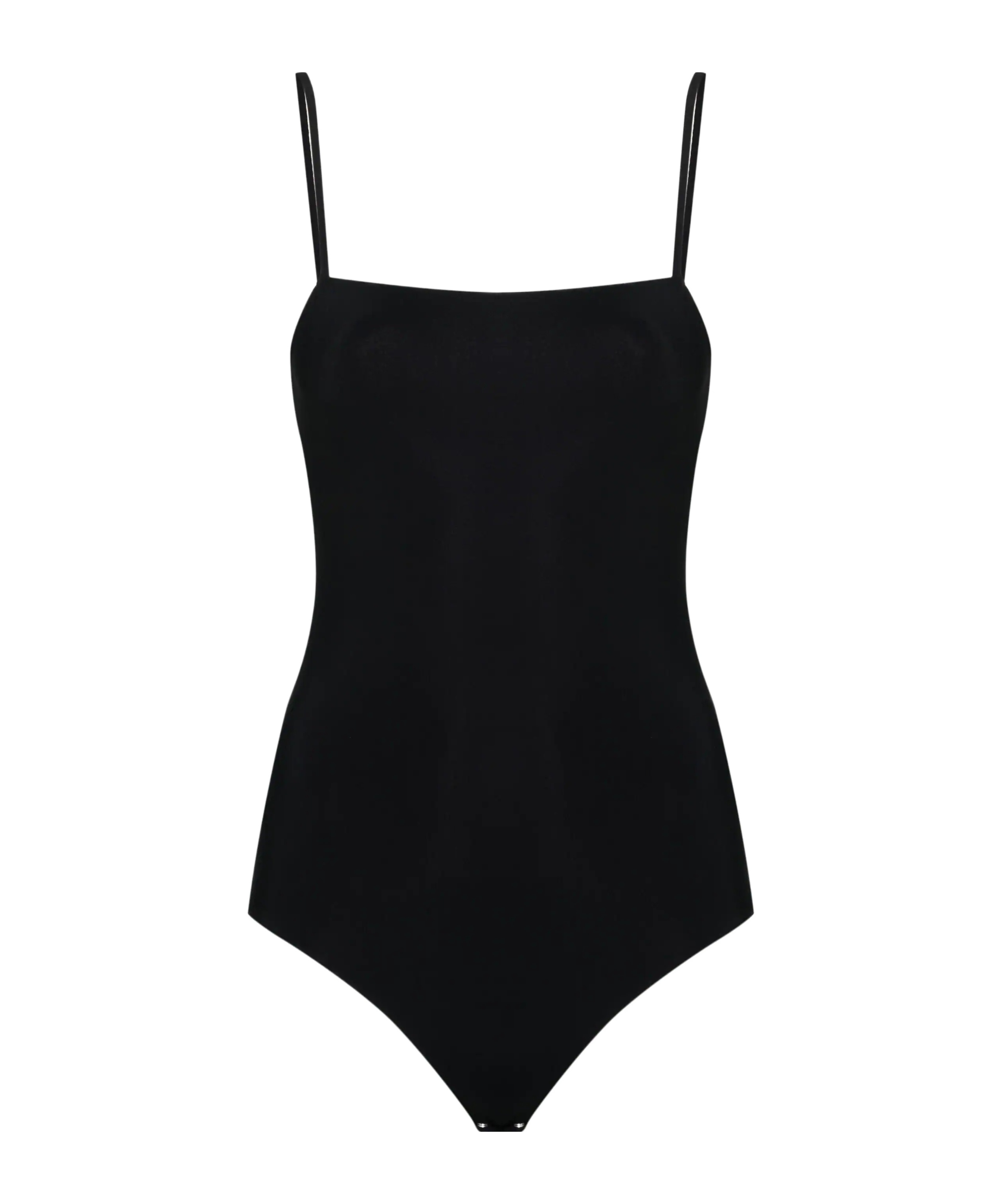 Jil Sander Stretch-design Bodysuit In Black