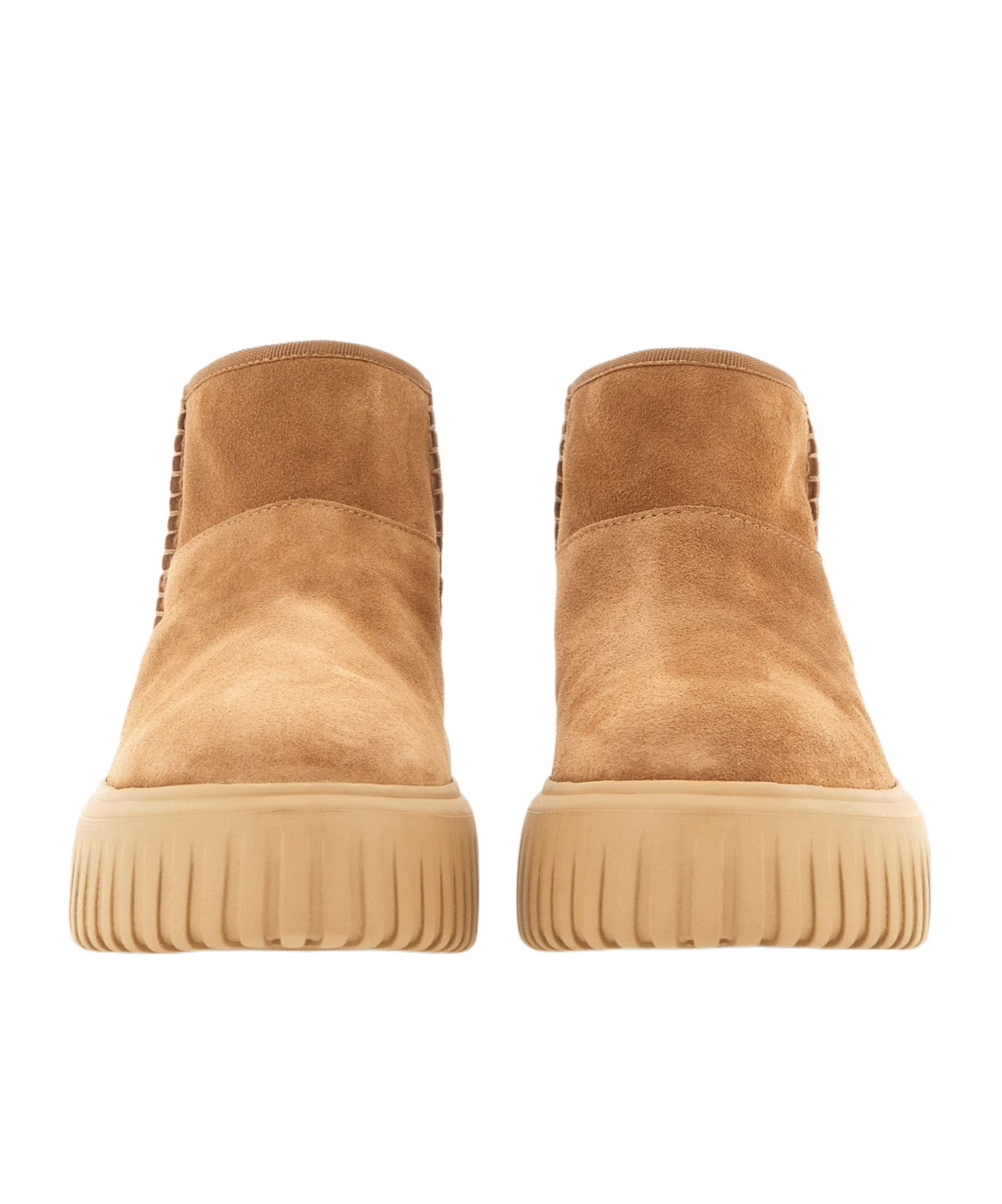 Hogan Low-top Boots Featuring H-stripes In Brown