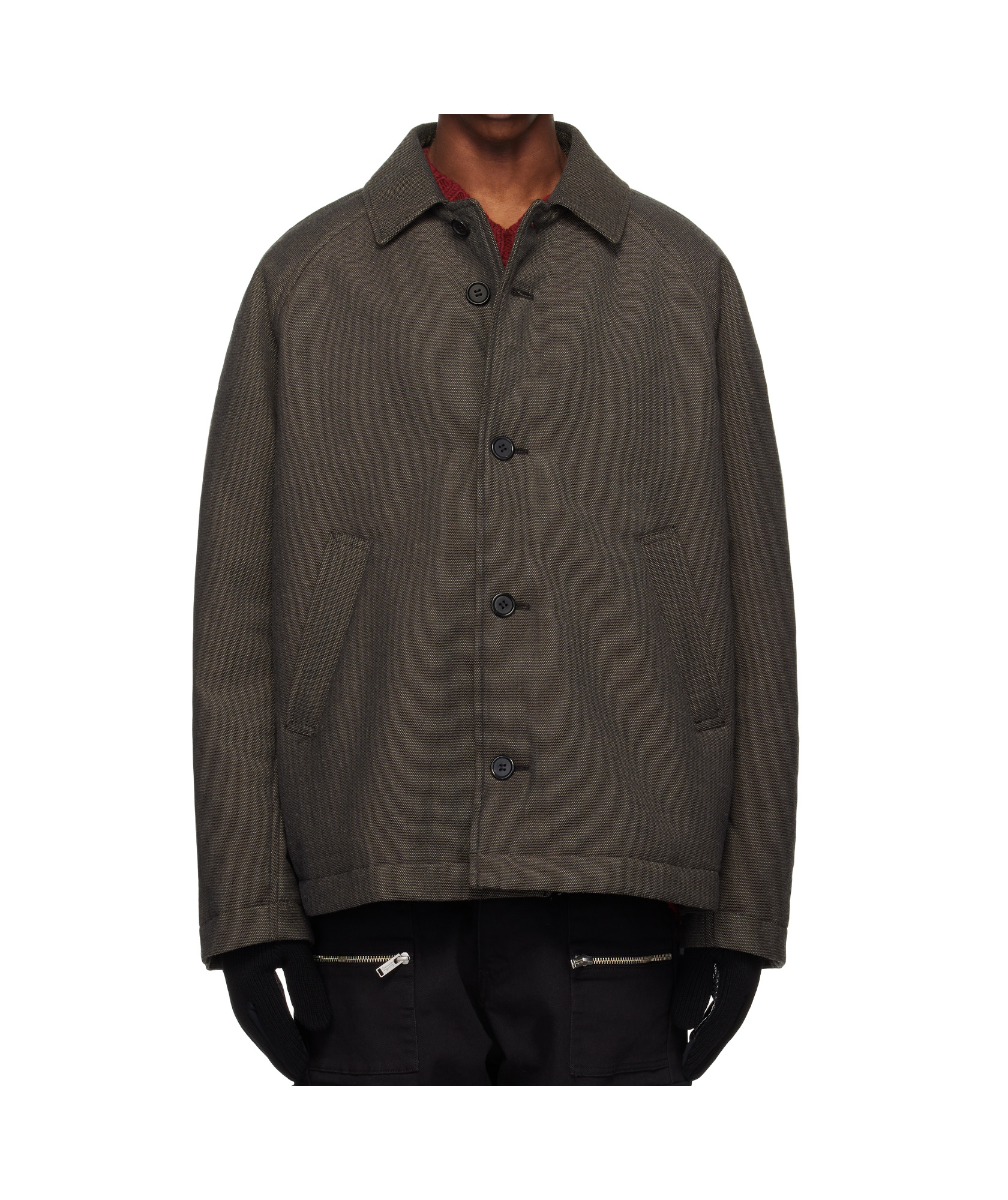 Undercover Long-sleeved Casual Jacket In Gray