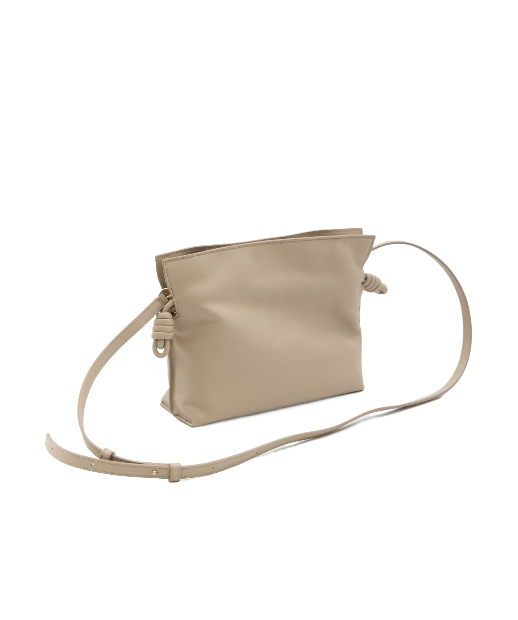 Loewe Mini Flamenco Clutch In Nappa Calfskin In Nude