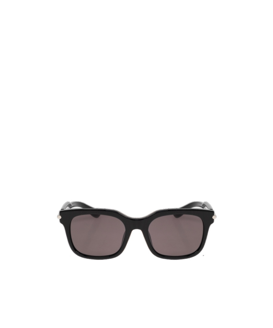 Alexander Mcqueen Square-frame Sunglasses In Black