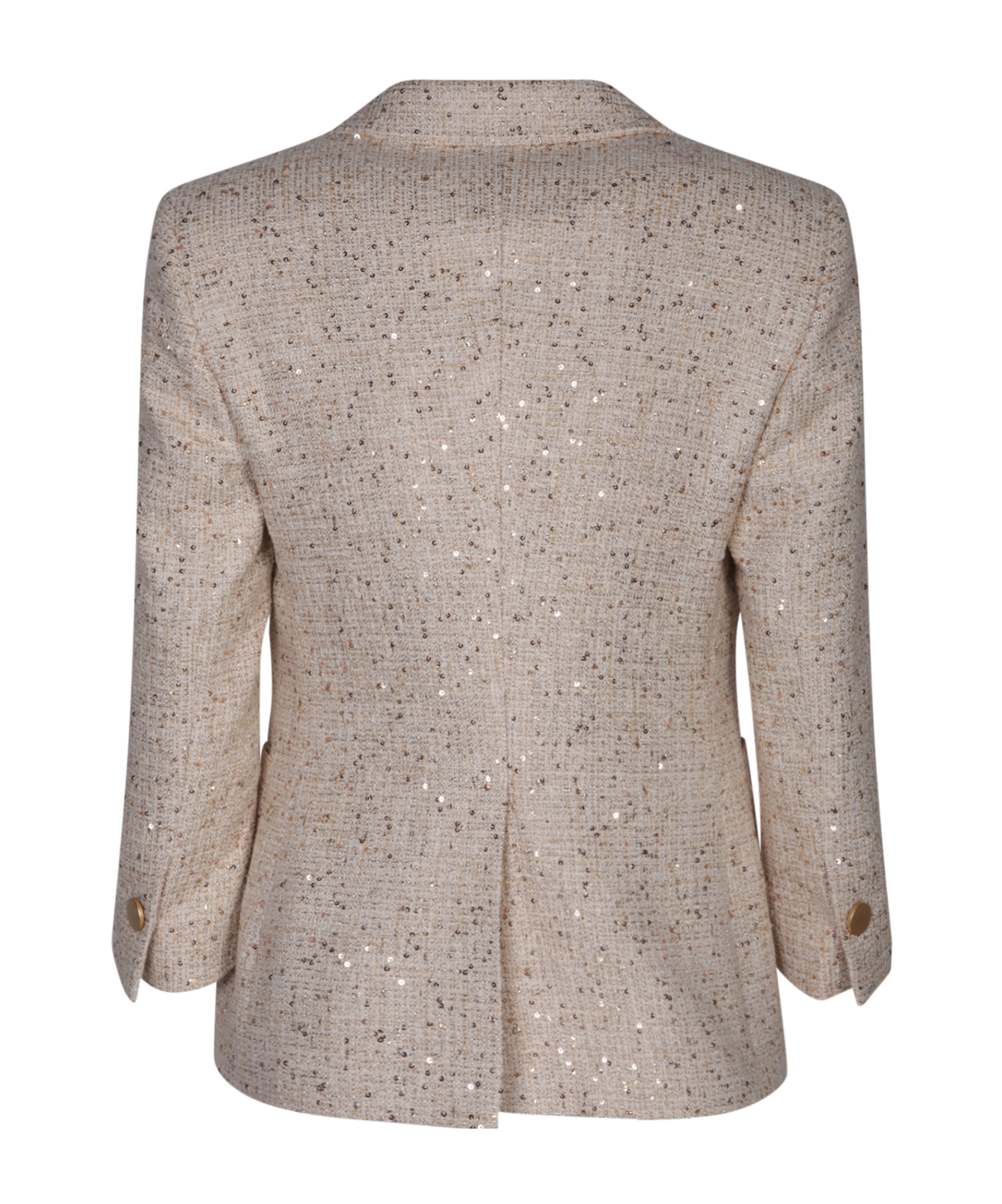 Tagliatore J-debra Sequin-embellished Blazer In Nude