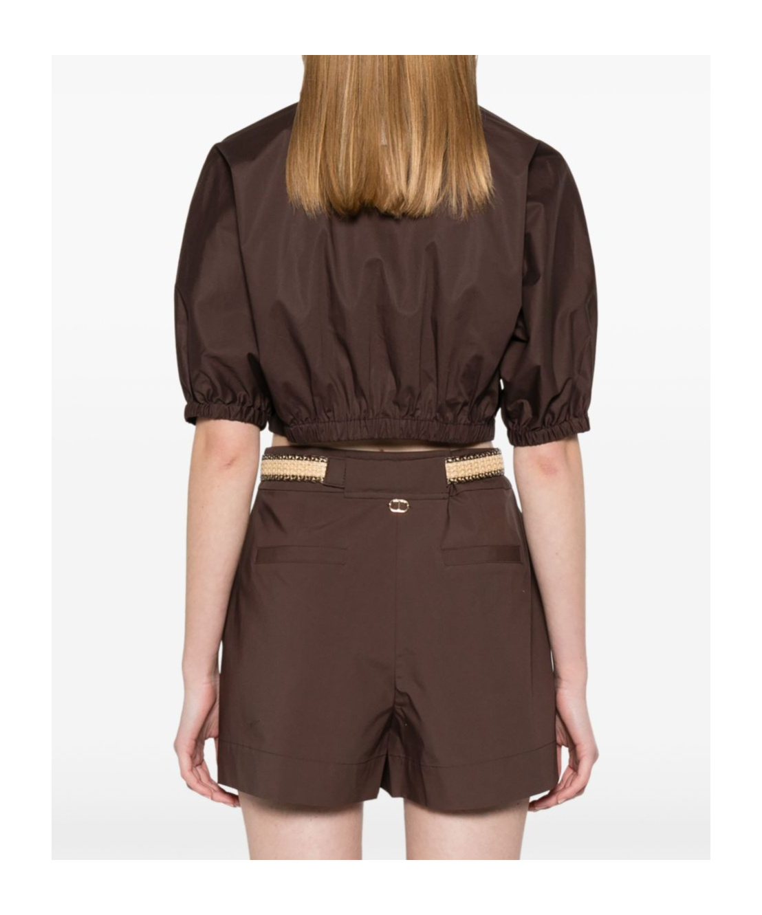 Shop Twinset Cropped Blouse