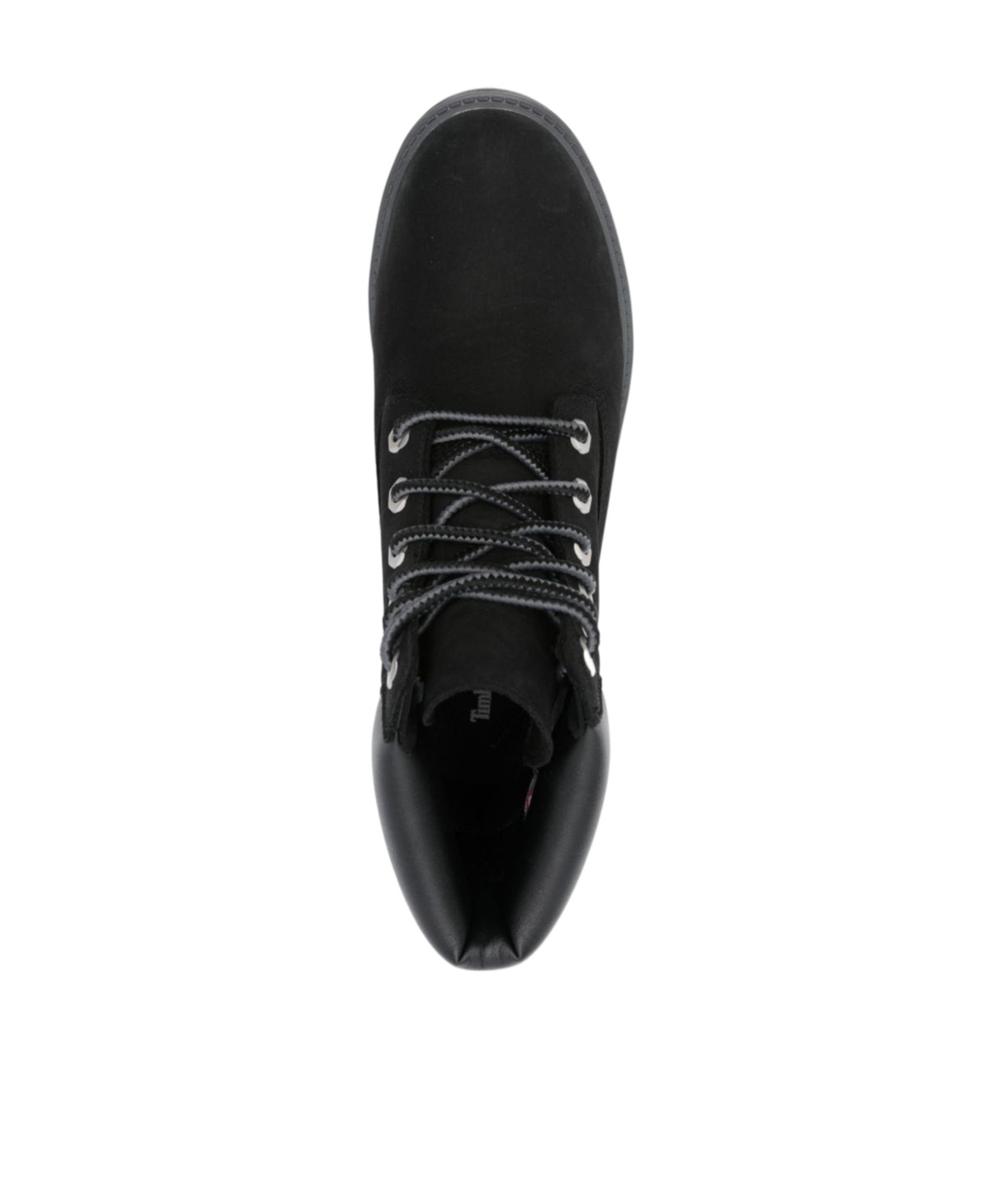 Timberland Stone Street Leather Platform Ankle Boots In Black