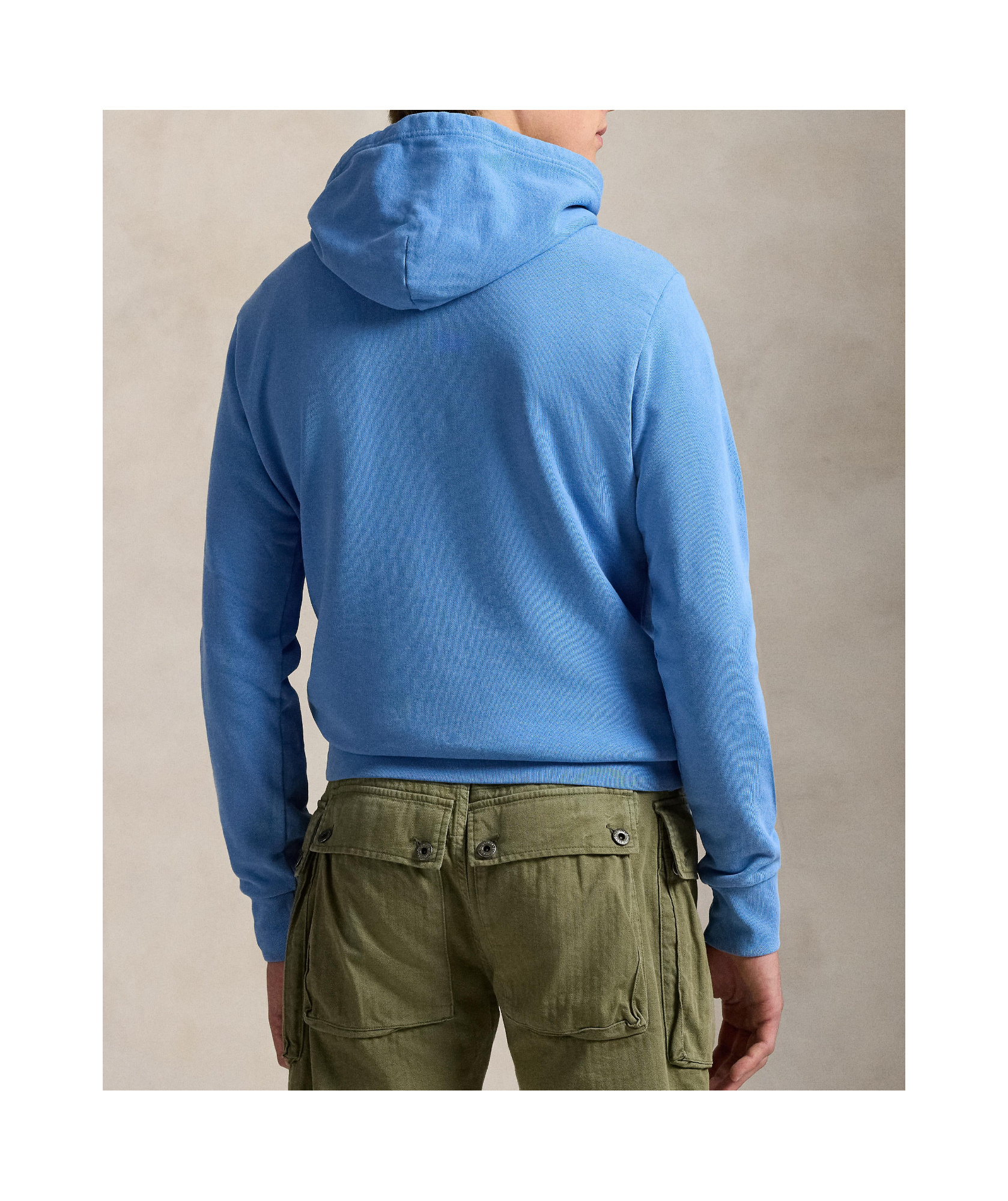 Shop Polo Ralph Lauren Polo Pony-embroidered Hoodie In Blue
