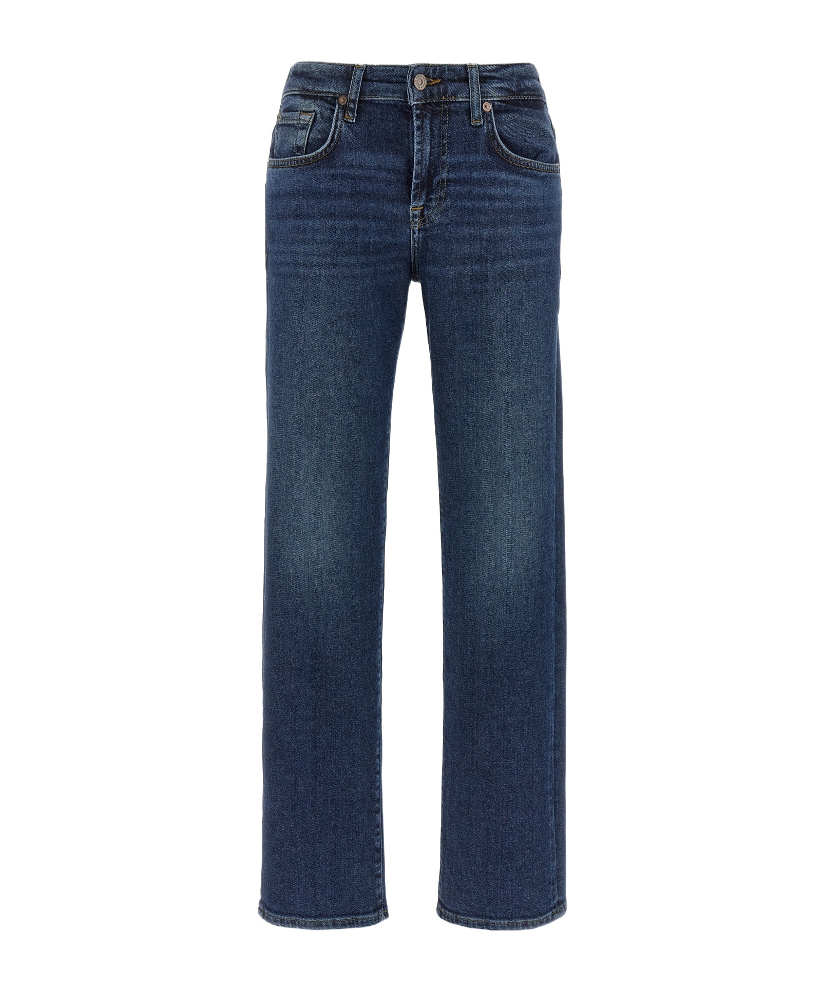 7 For All Mankind Faded Jeans Contrast Stitching