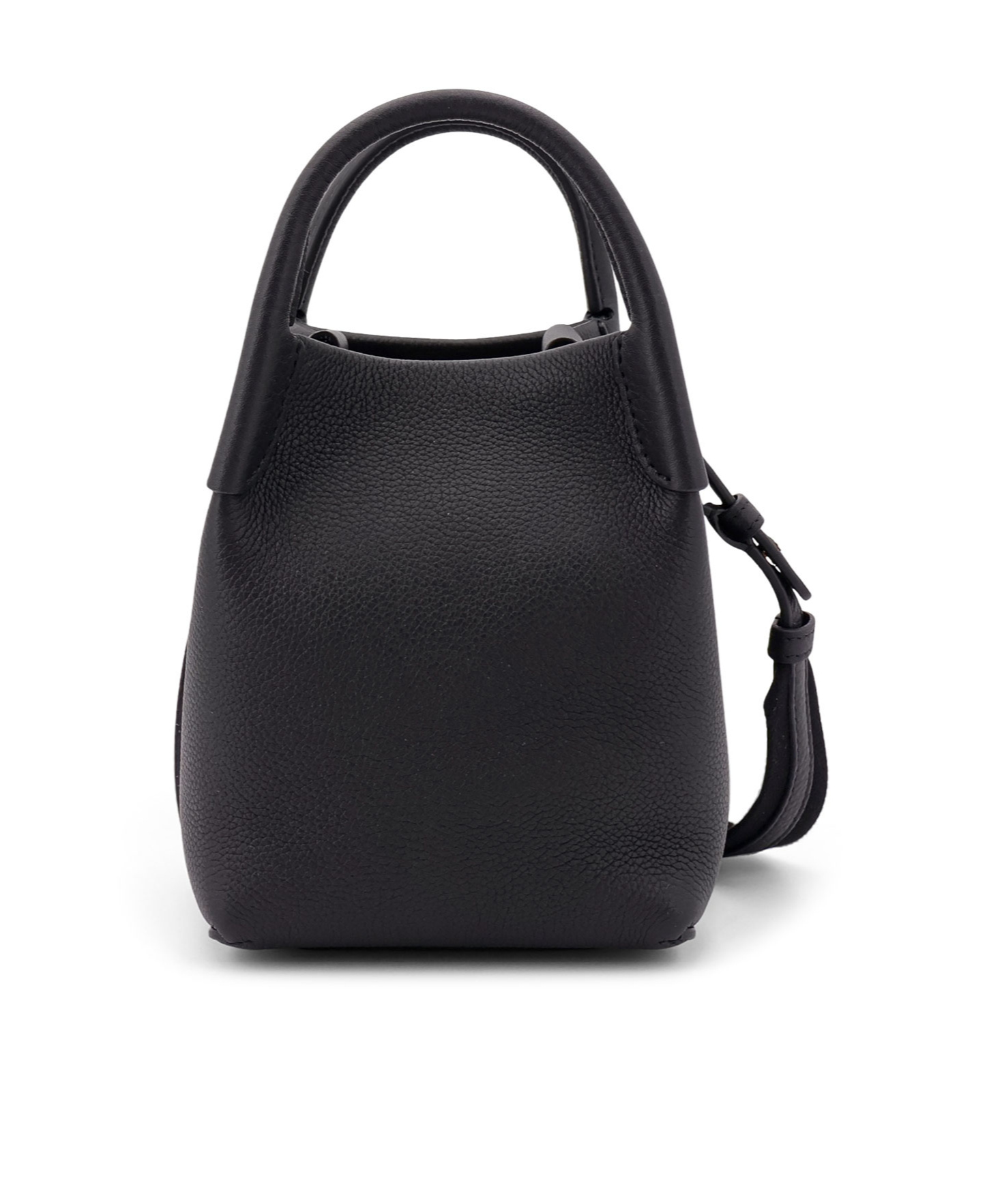 Loro Piana Double Handle Shoulder Bag In Black