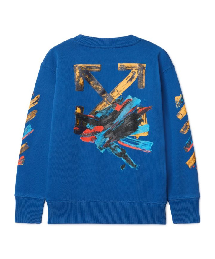 Off-white Arrow Sweater In Blue