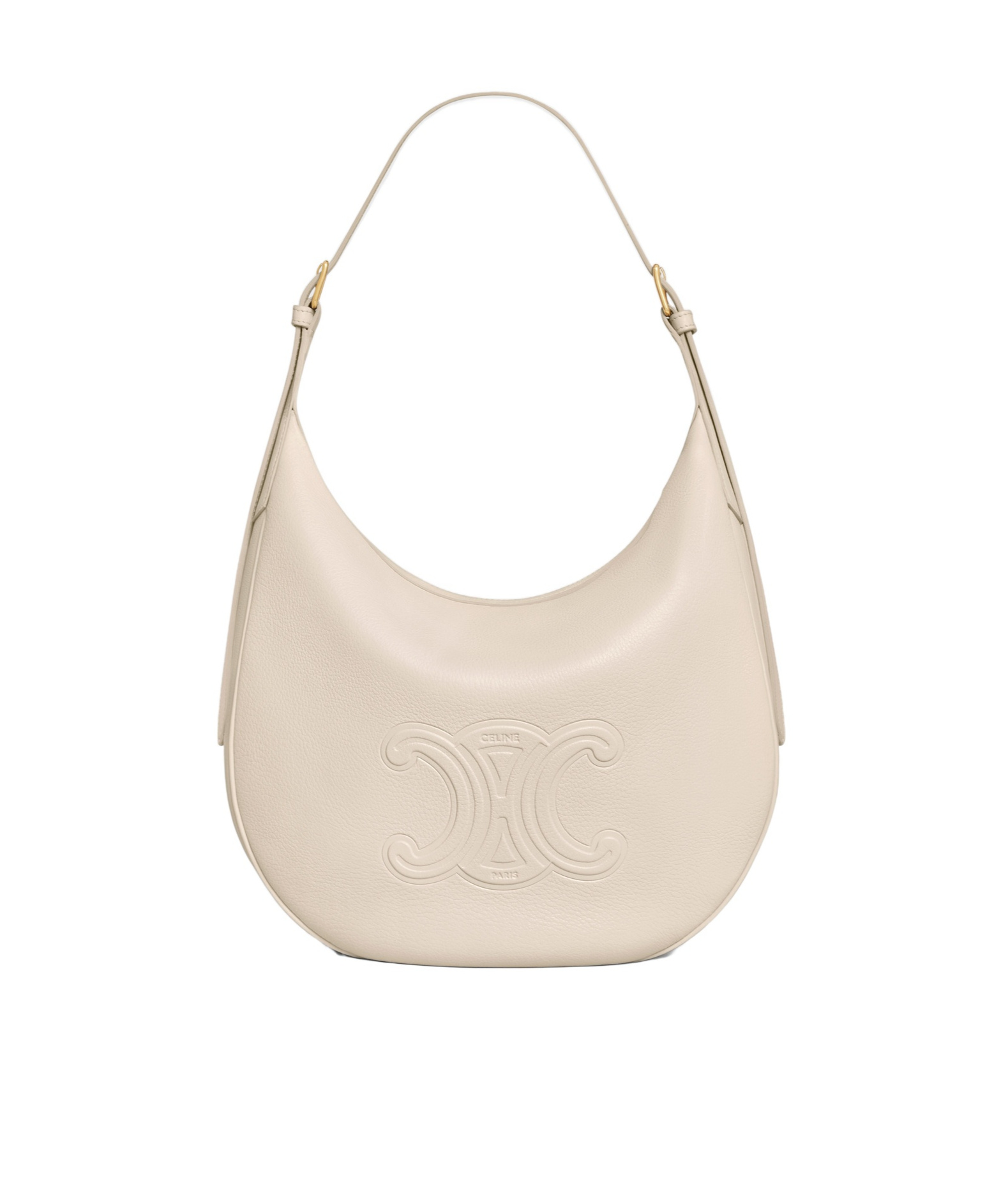 Celine Medium Helose Handbag In Nude