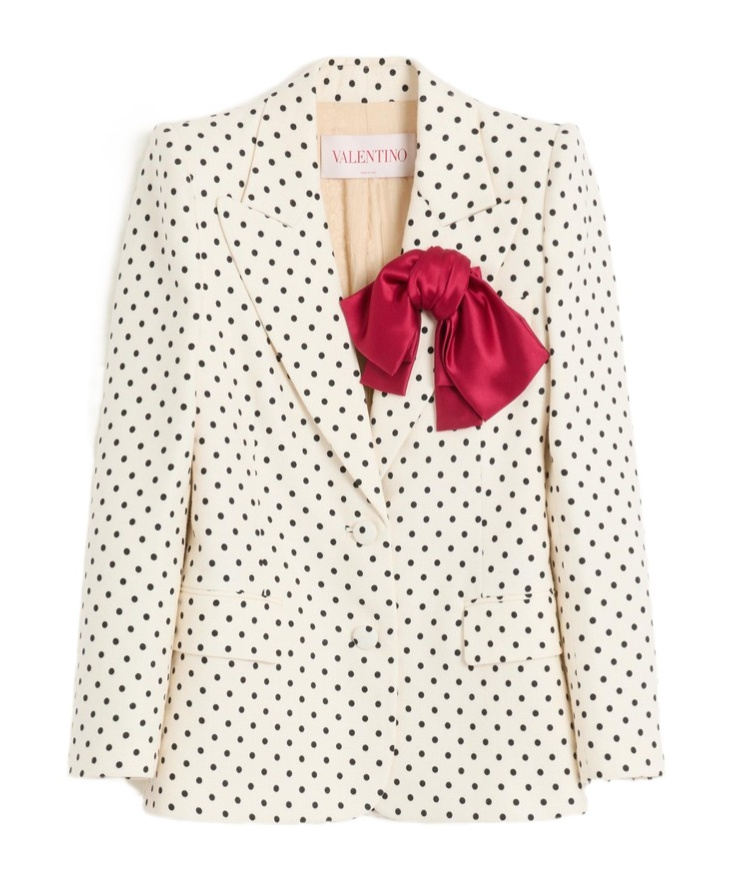 Valentino Women's Supergran Plusdepois Print Jacket In Red