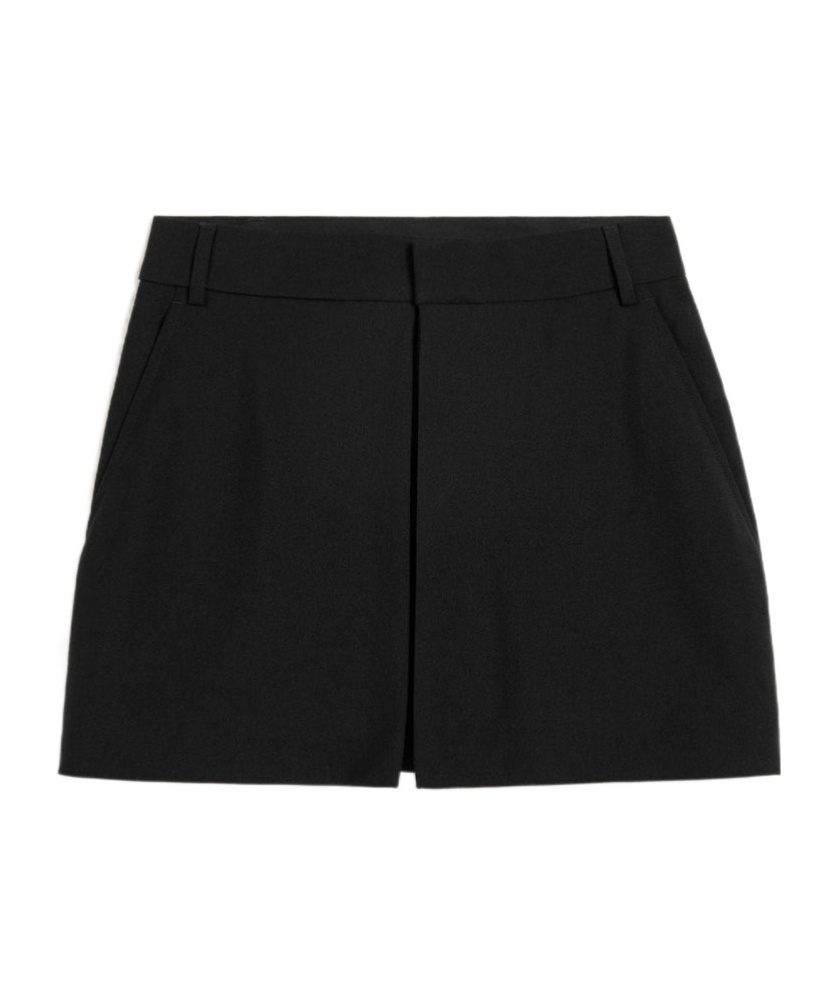 Ami Alexandre Mattiussi Ami Paris Concealed-fastened Mini Skirt In Black