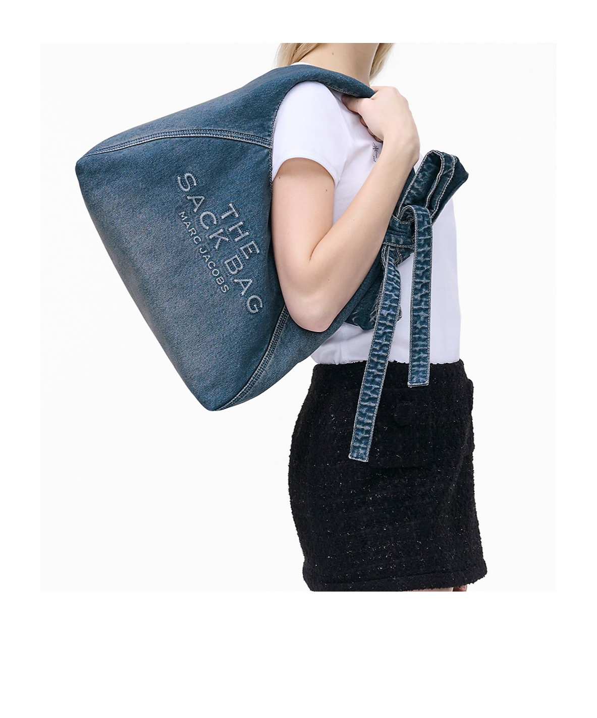 Marc Jacobs The Bow Denim Sack Bag