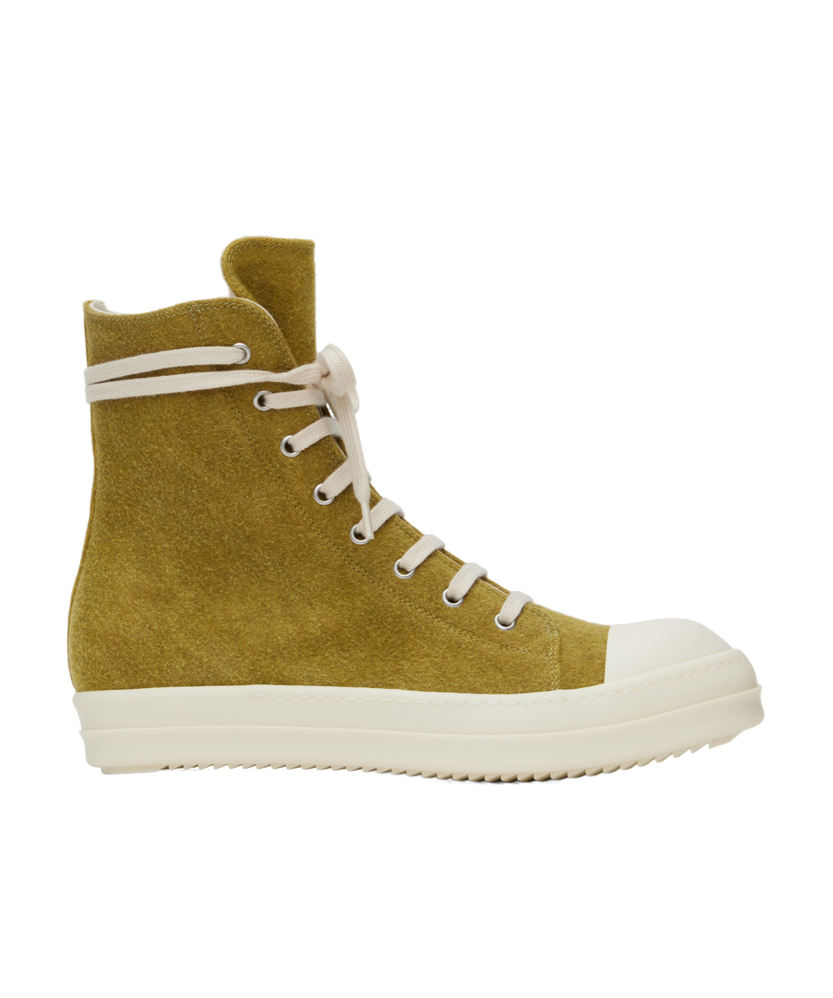 Rick Owens Drkshdw Lace-up High-top Casual Shoes In Brown