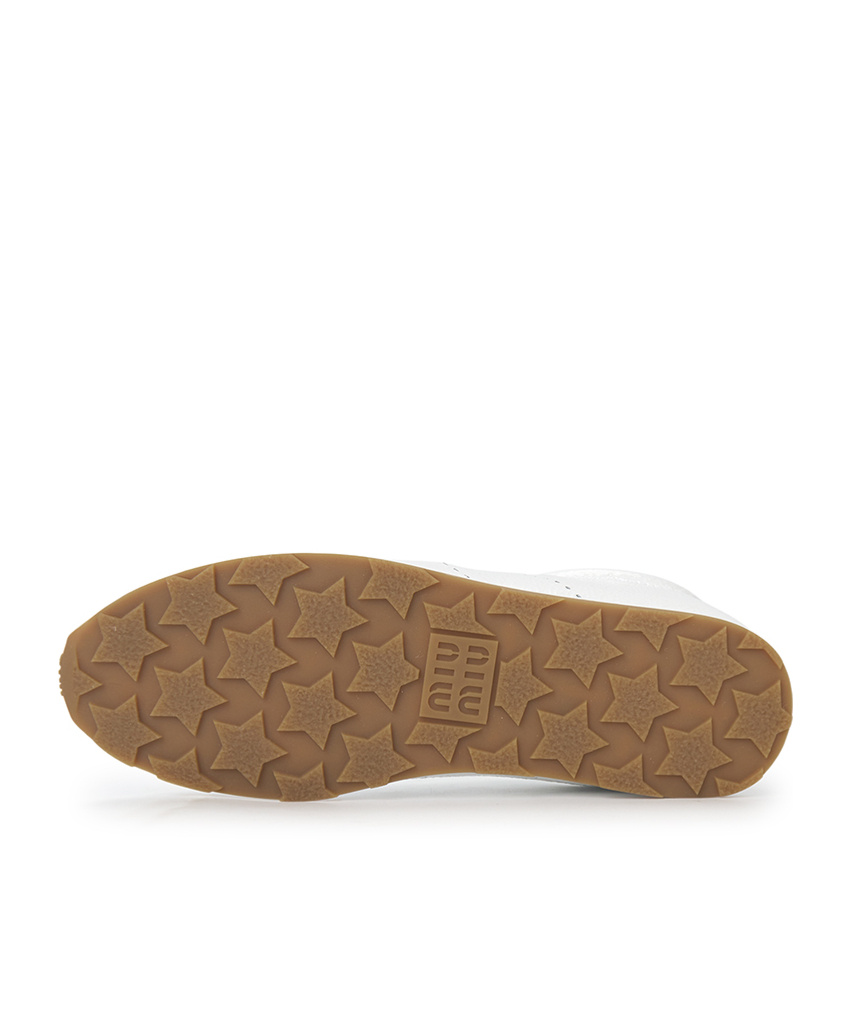 Miu Miu Plume Technical Fabric And Suede Sneakers In Multi