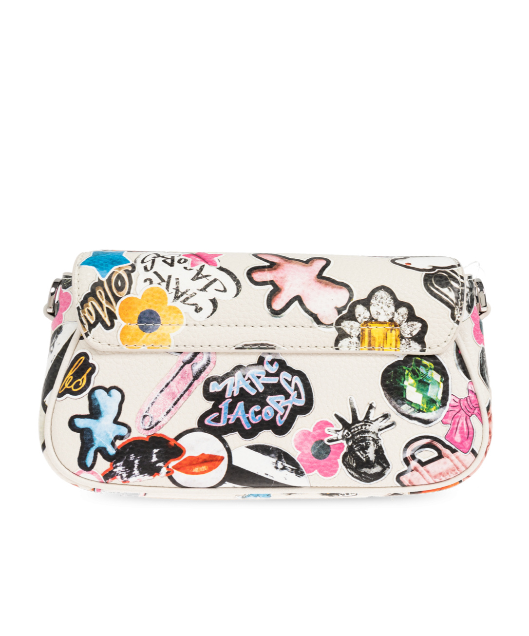 Marc Jacobs Multicolour Small Shoulder Bag In White
