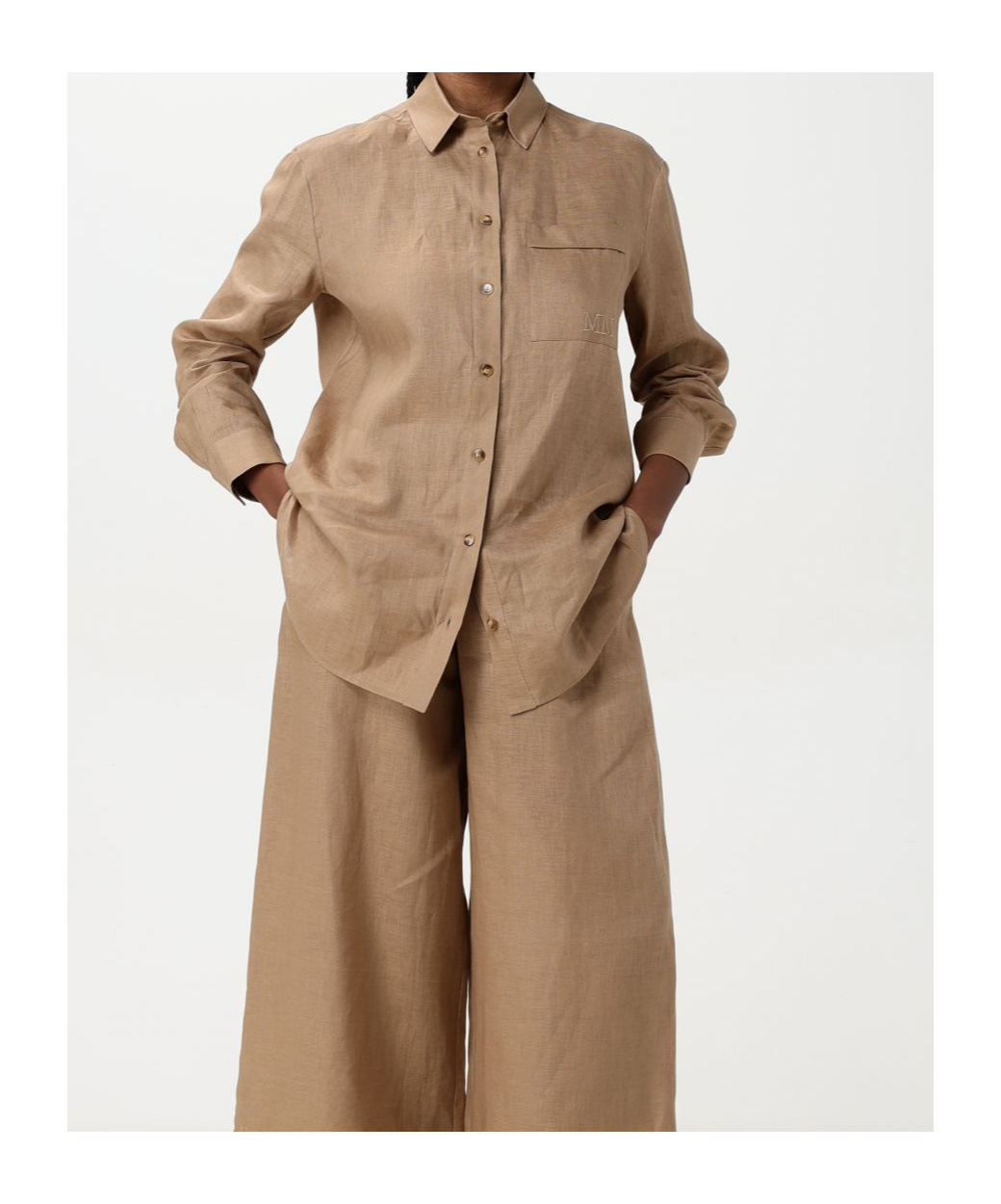 Max Mara Shirt Woman Camel In Brown