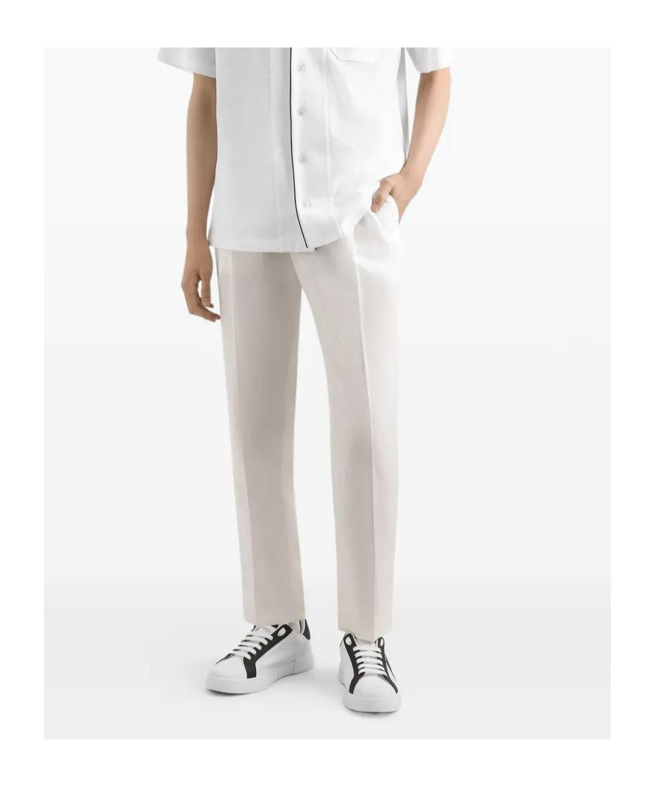 Dolce & Gabbana Tailored Tapered Trousers In White