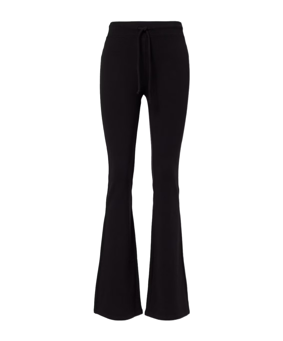 Alo Yoga Tie-dye Bell-bottom Track Pants In Black