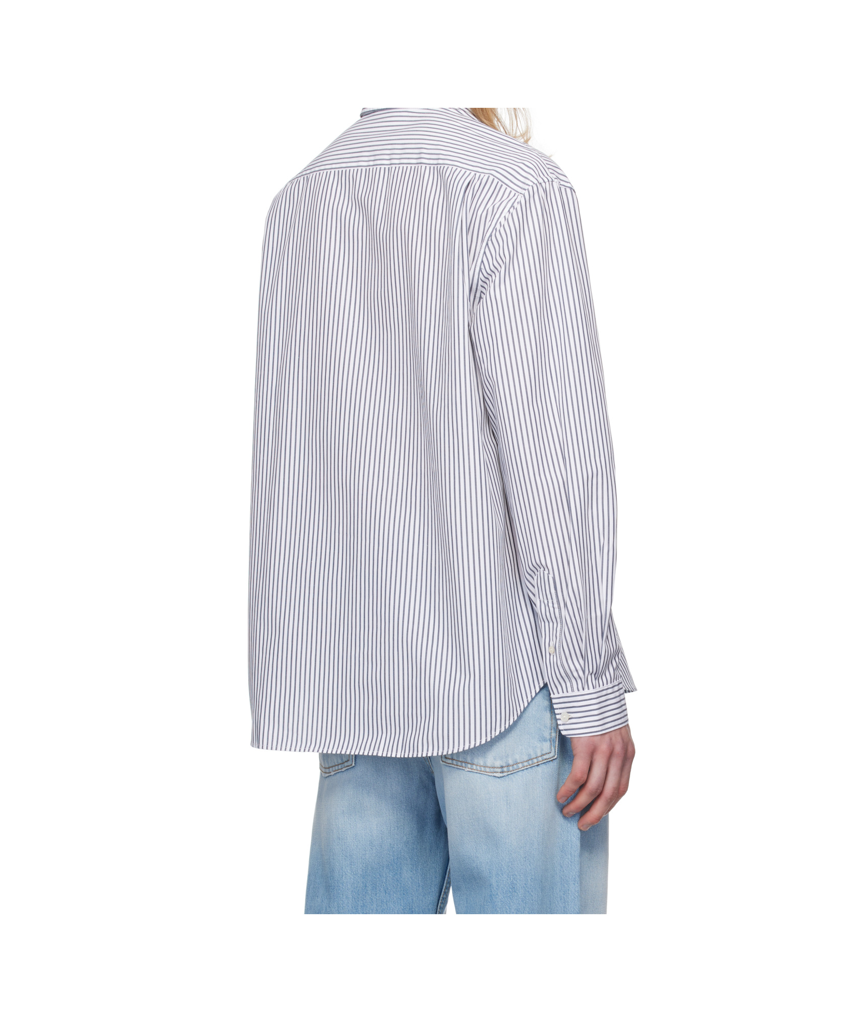 Acne Studios Long-sleeved Shirt In White