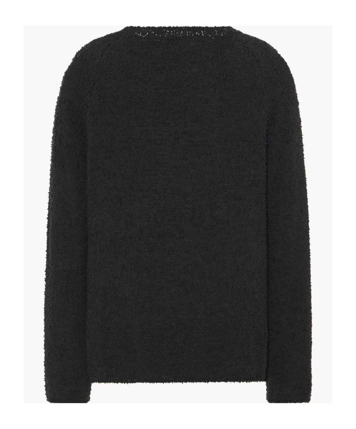 The Row Long Sleeve Sweater In Black