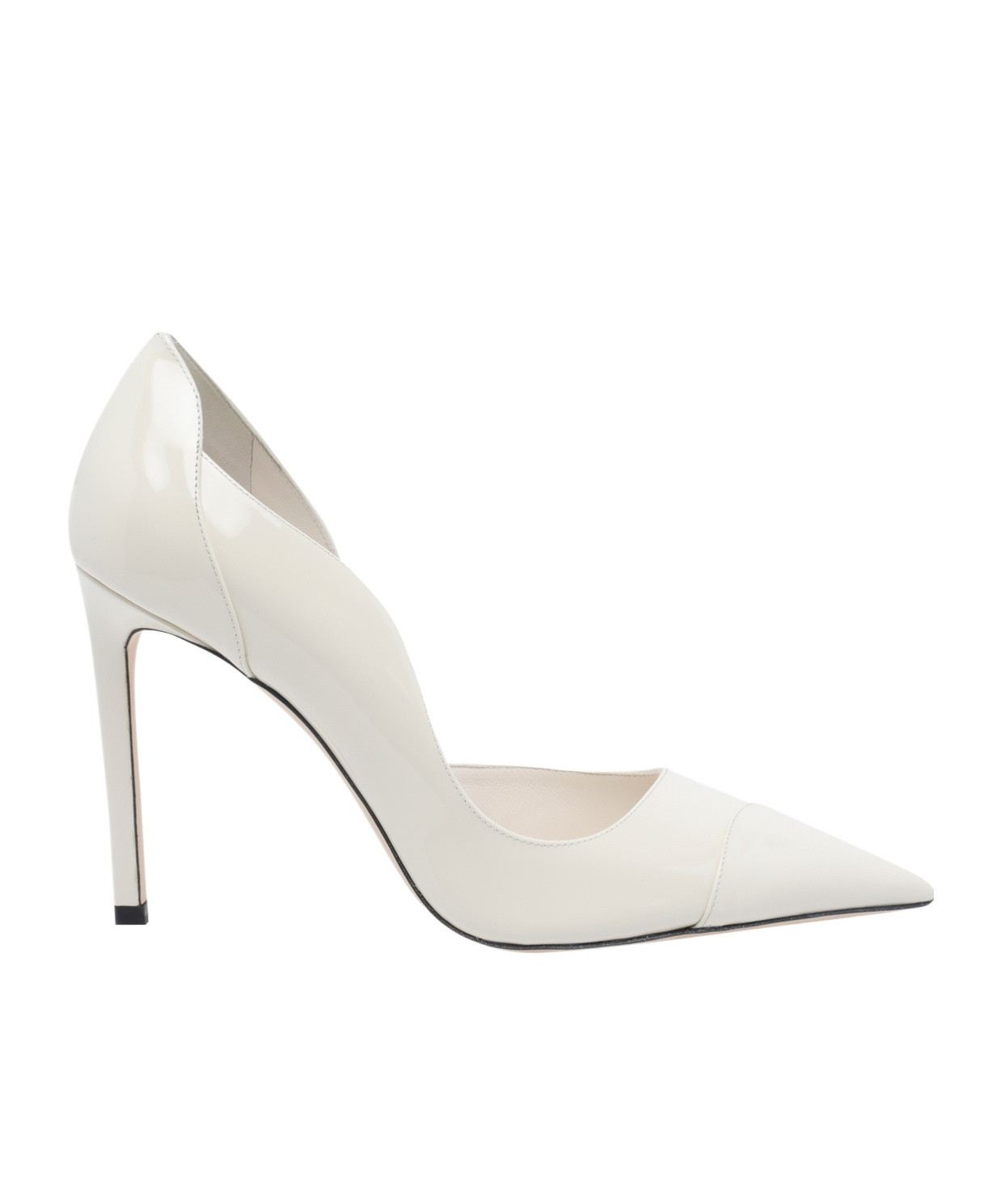 Jimmy Choo Chai Patent Leather Pumps In White