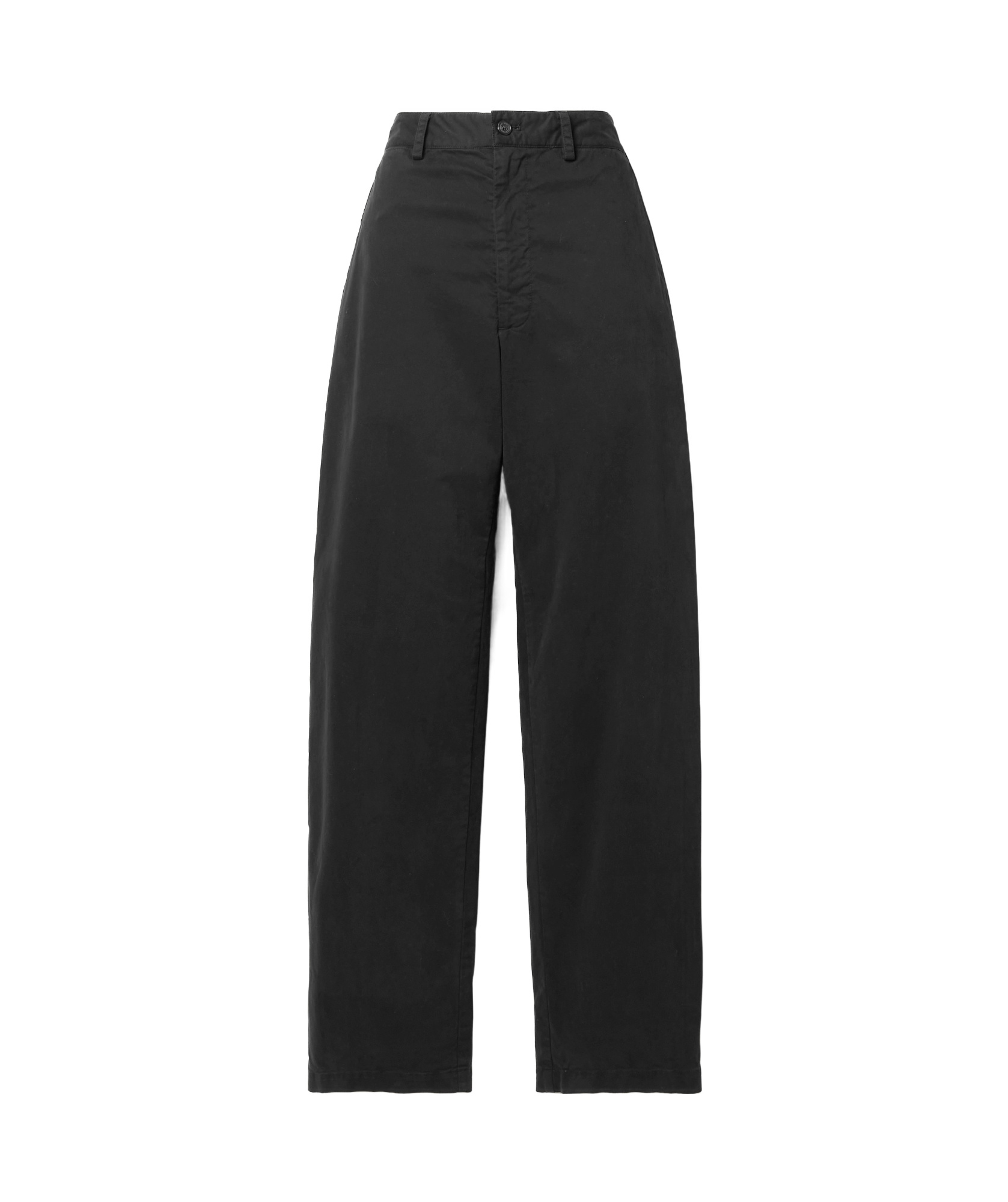 Nili Lotan Eliot Twill Wide-leg Pants In Black