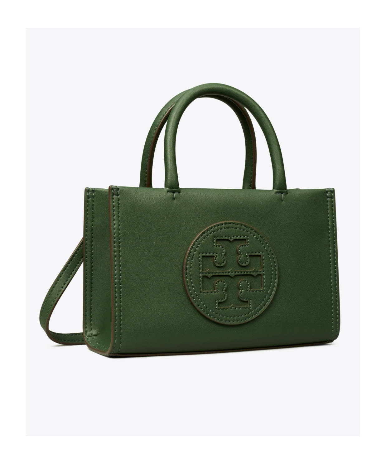 Tory Burch Logo-patch Tote Bag In Green