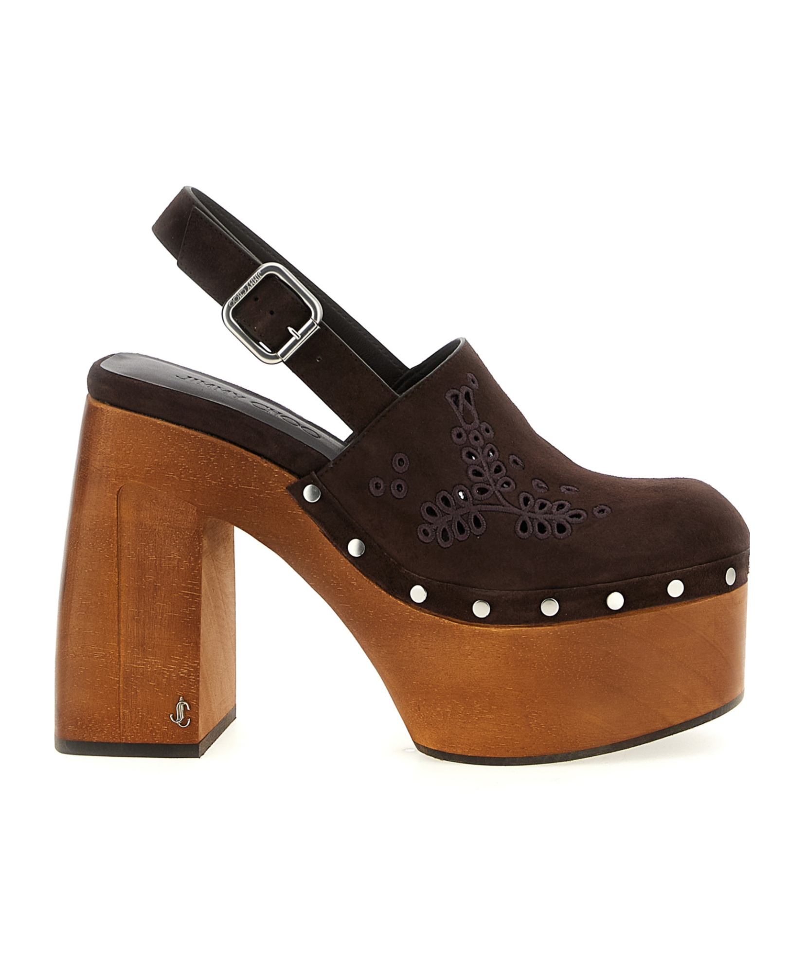 Jimmy Choo 135mm Alida Sangallo-embroidered Platform Pumps In Brown