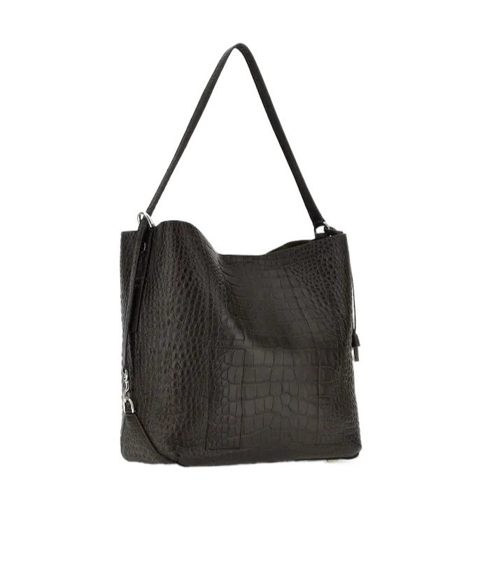 Hogan Hocket Hobo Bag Medium In Brown