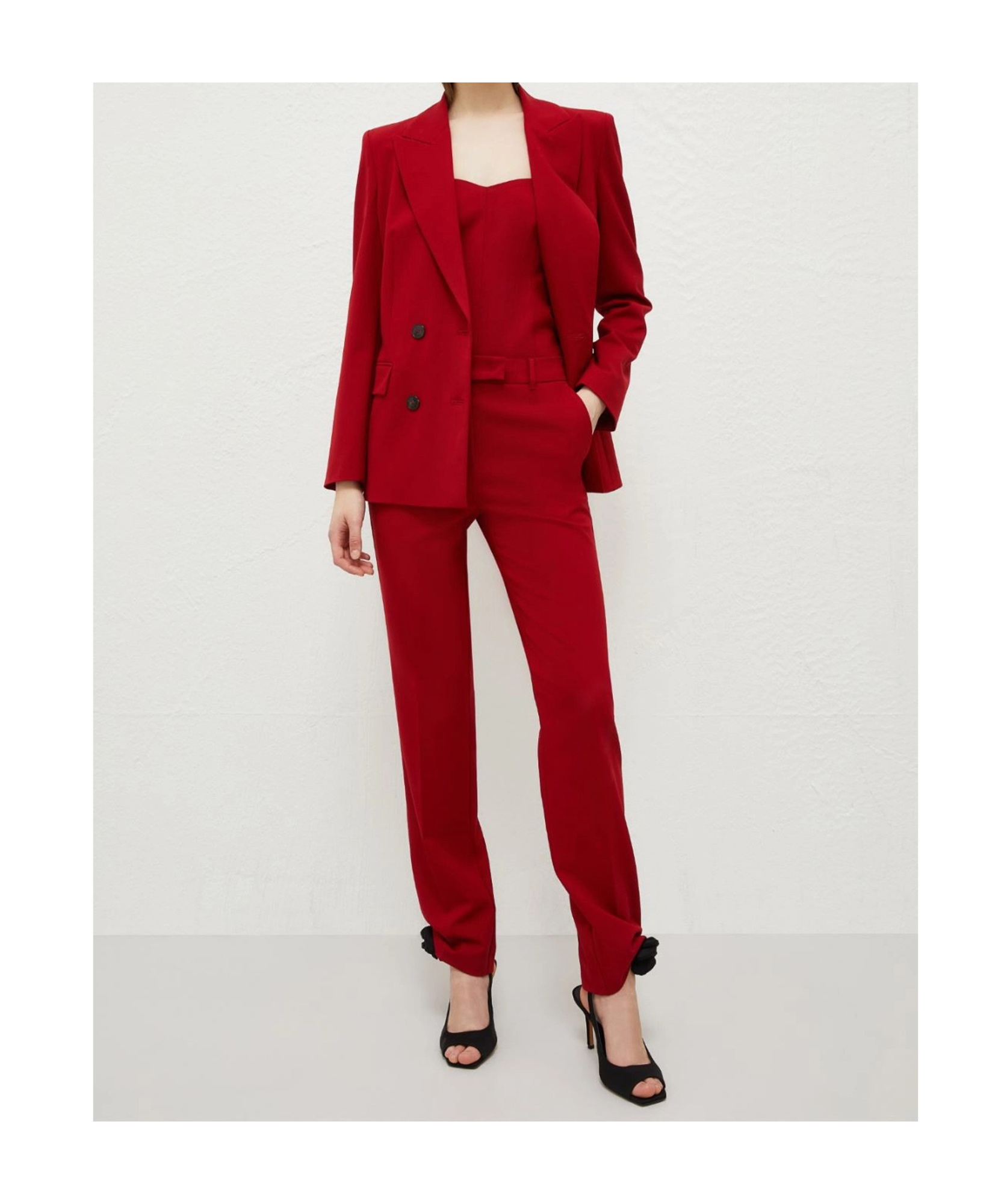 Shop Marella Long-sleeved Suit Jacket