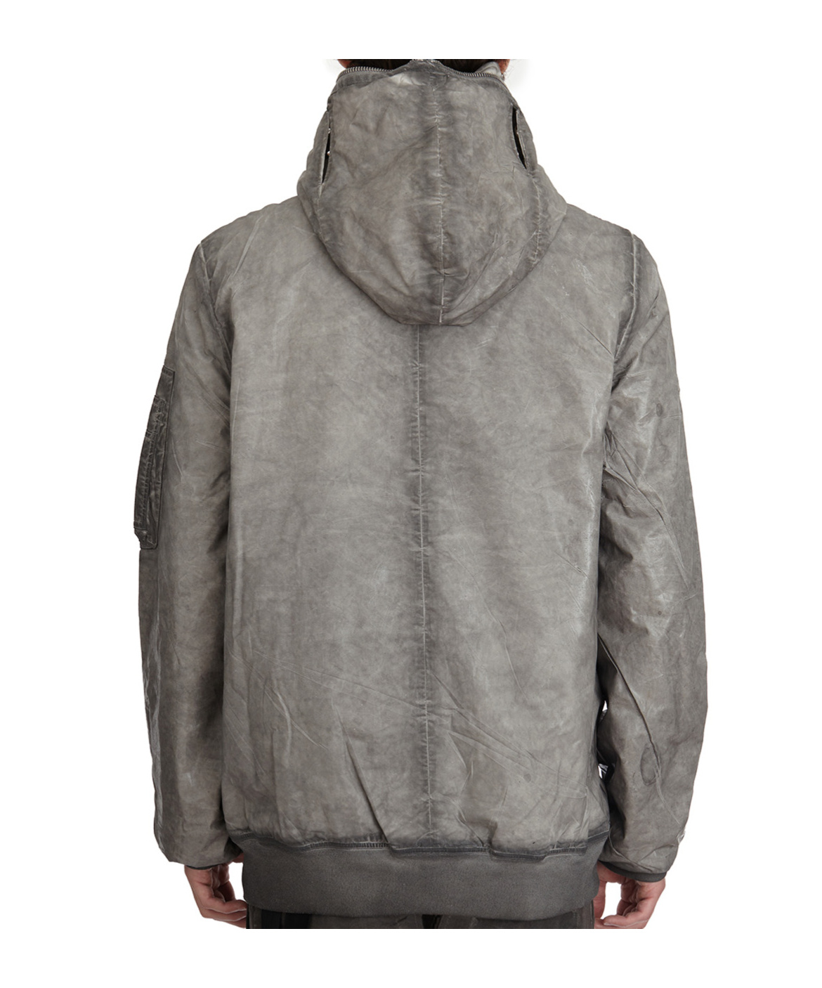 Rick Owens Drkshdw Long Sleeve Casual Jacket In Gray