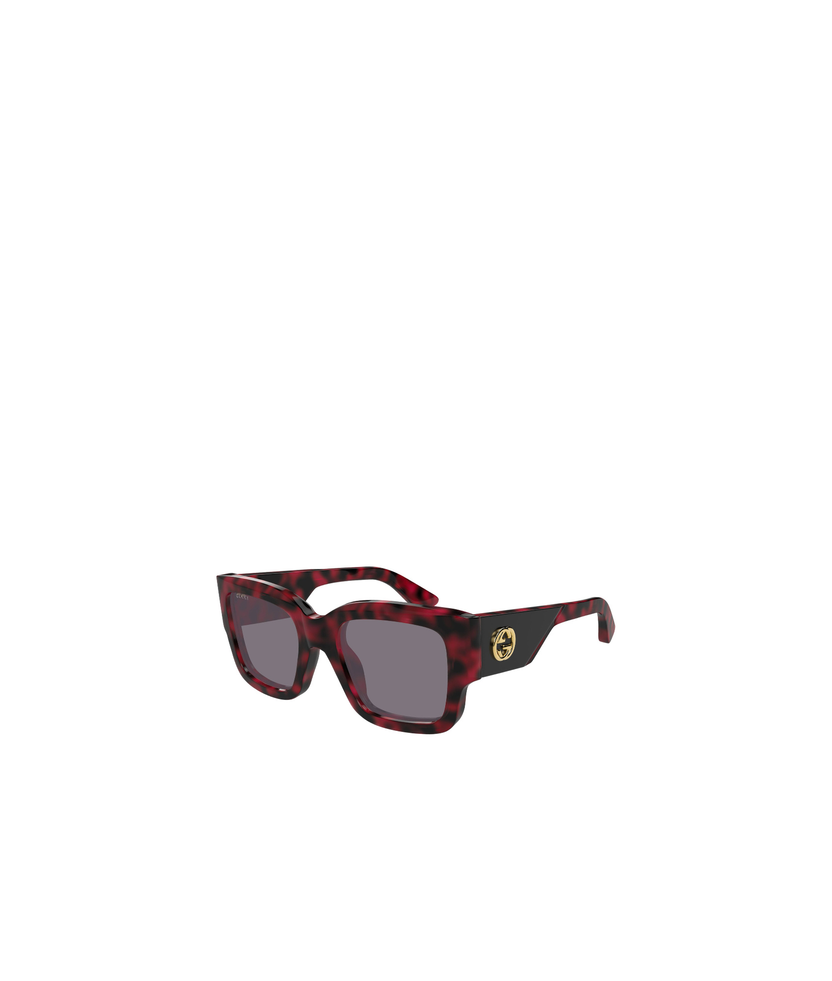 Gucci Rectangular Sunglasses In Black