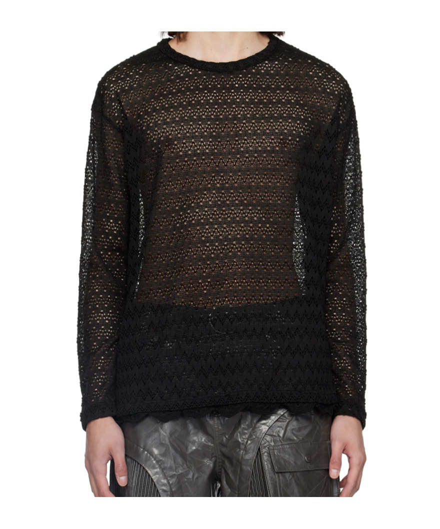 Andersson Bell Flower Garden Sweater In Black