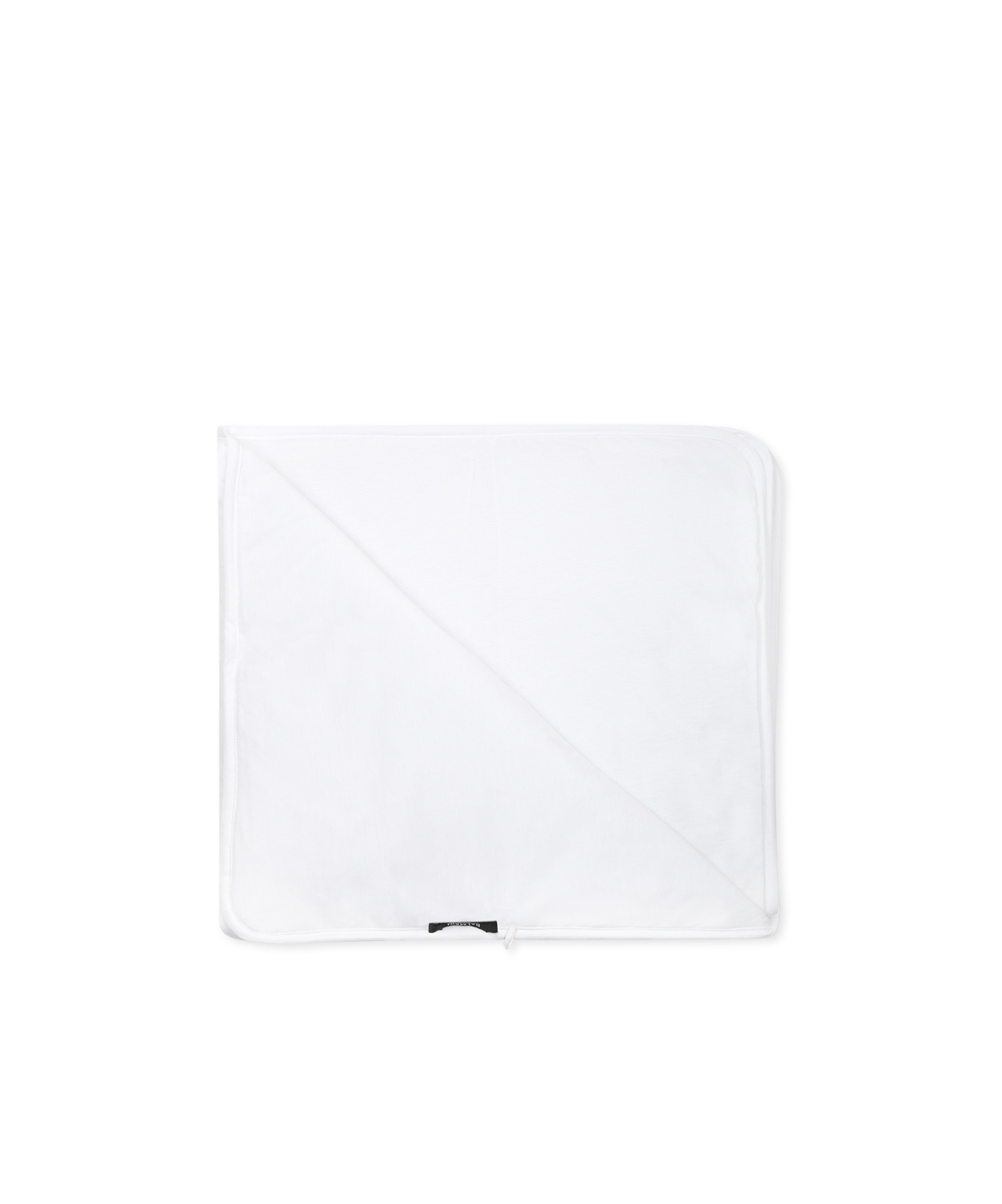 Shop Balmain Logo-print Blanket In White